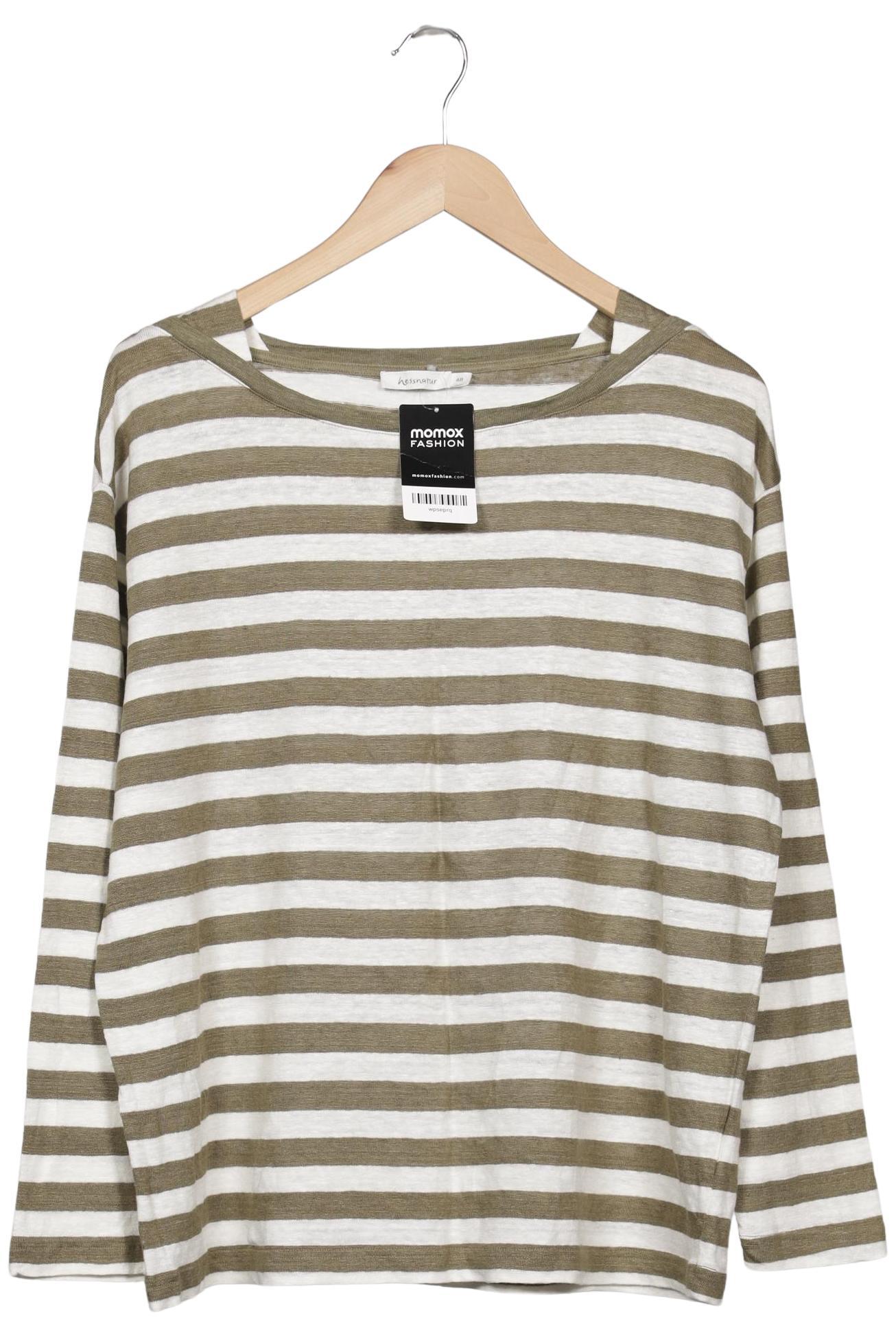 

hessnatur Damen Langarmshirt, grün, Gr. 48