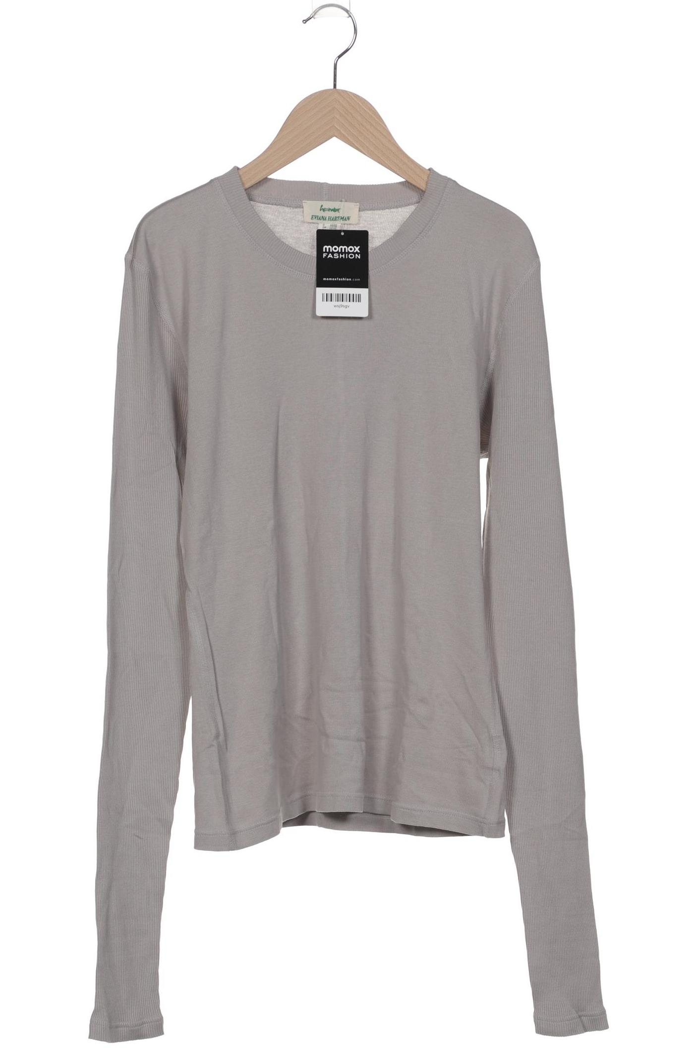 

hessnatur Damen Langarmshirt, grau, Gr. 40