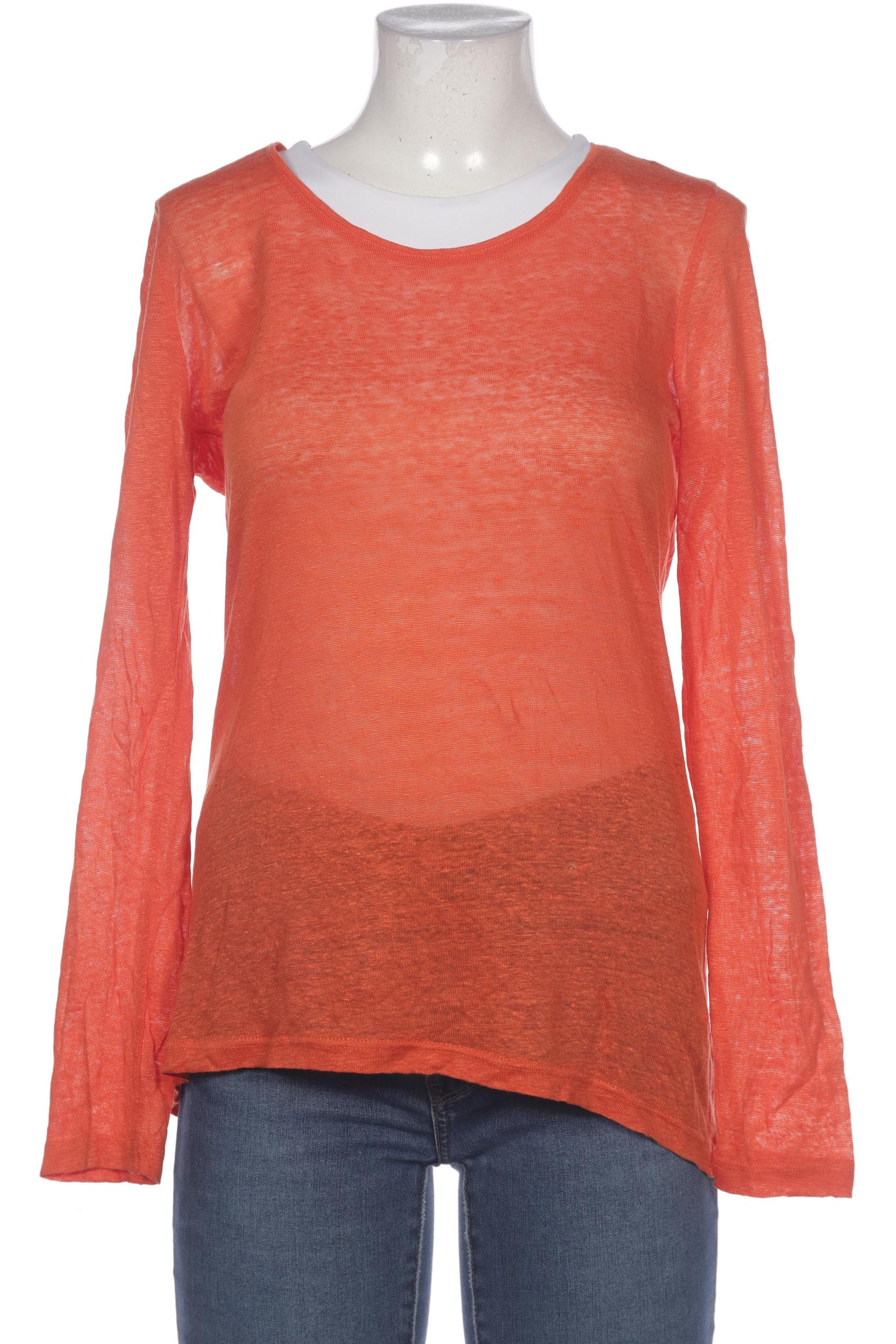 

hessnatur Damen Langarmshirt, orange, Gr. 38
