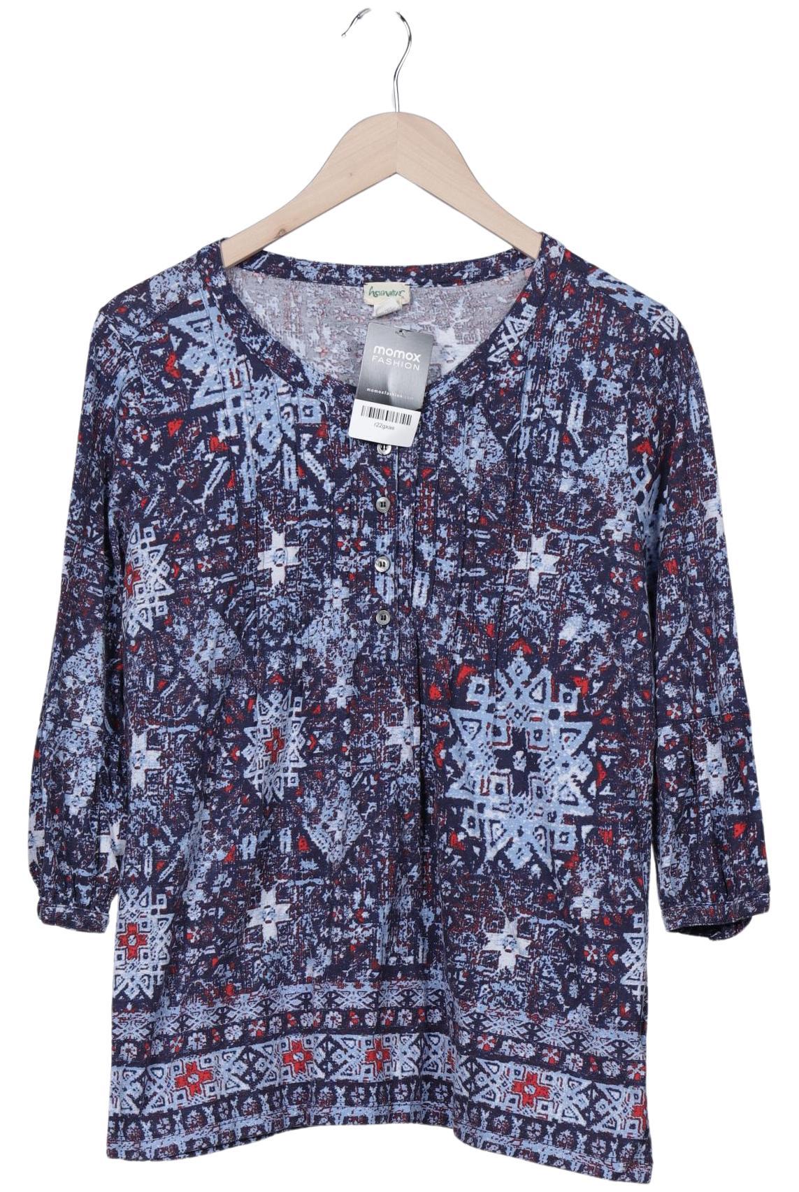 

hessnatur Damen Langarmshirt, marineblau, Gr. 42