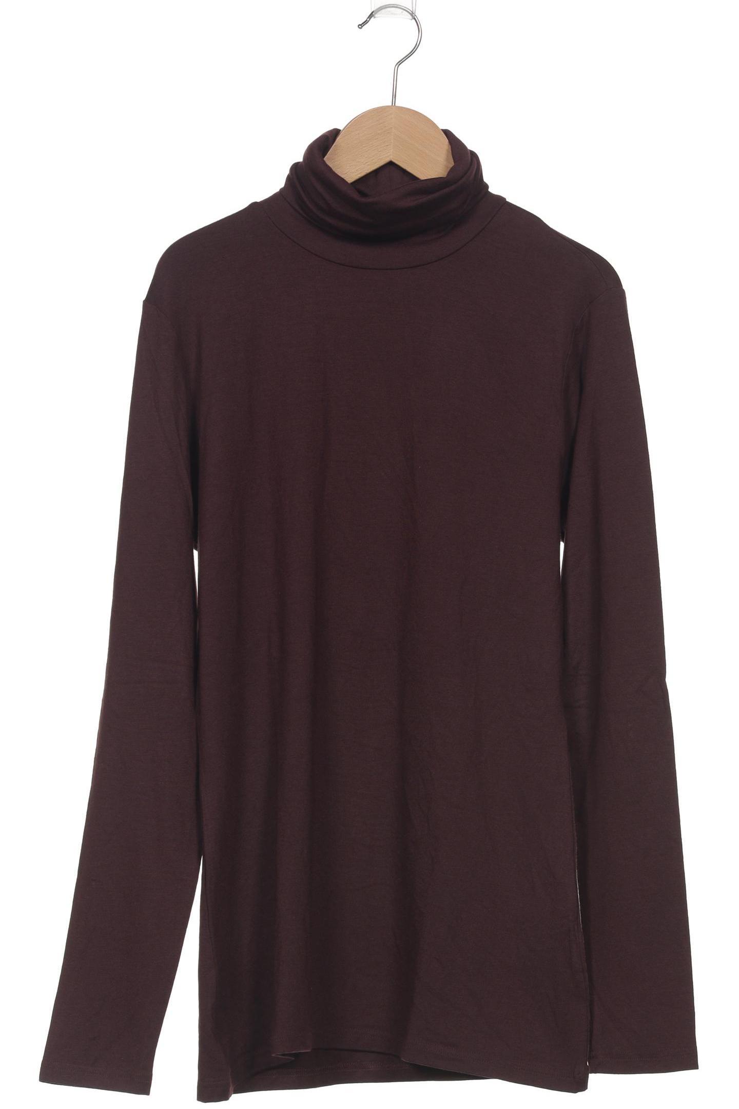 

hessnatur Damen Langarmshirt, bordeaux, Gr. 42
