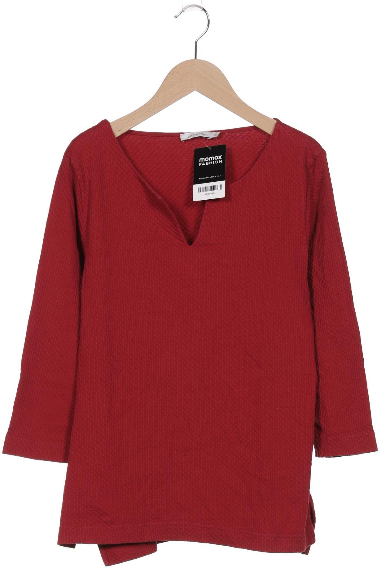 

hessnatur Damen Langarmshirt, rot, Gr. 36