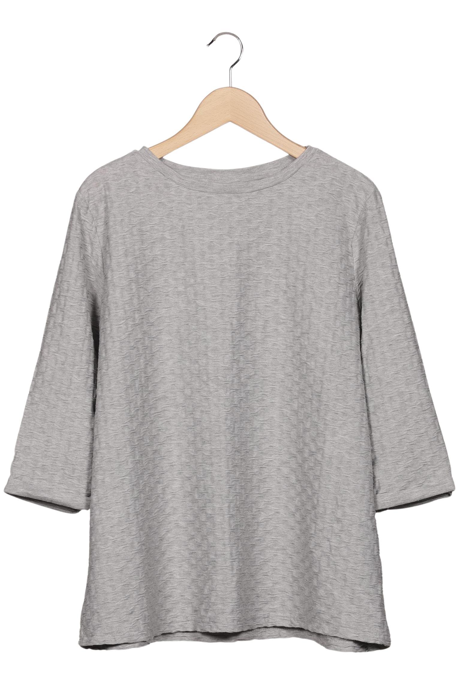 

hessnatur Damen Langarmshirt, grau, Gr. 42