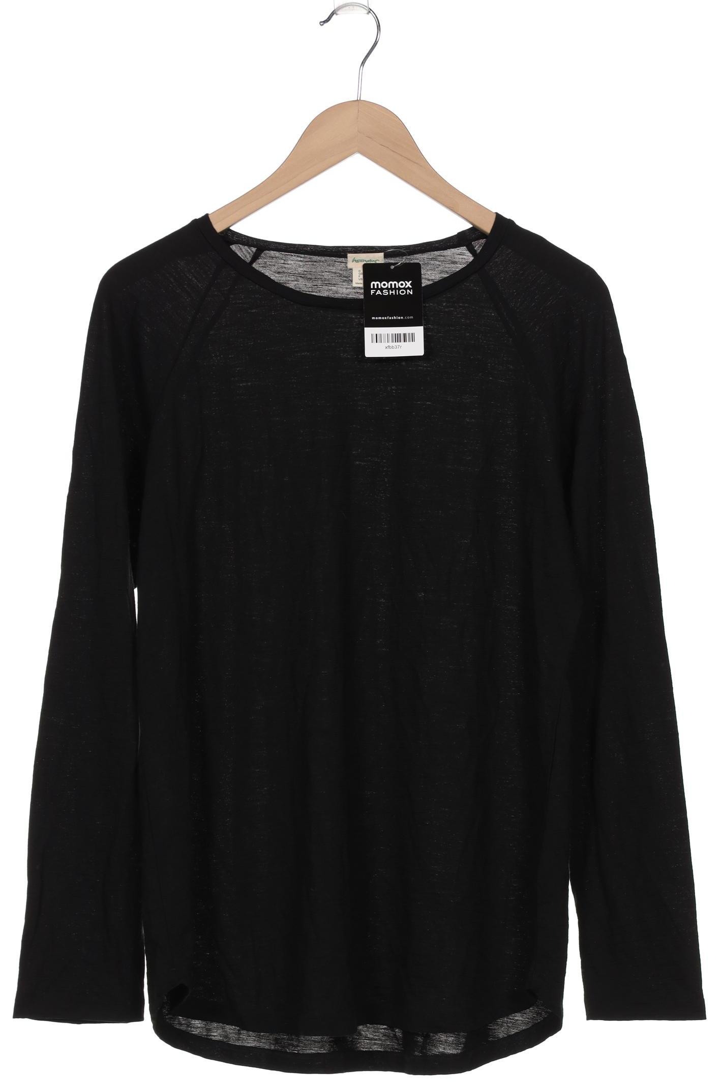 

hessnatur Damen Langarmshirt, schwarz, Gr. 44