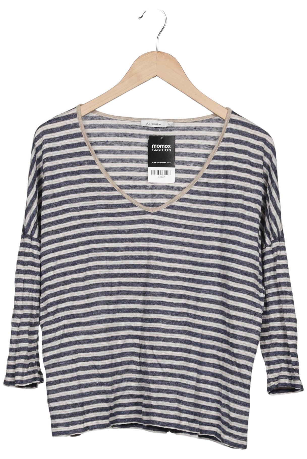 

hessnatur Damen Langarmshirt, marineblau, Gr. 46