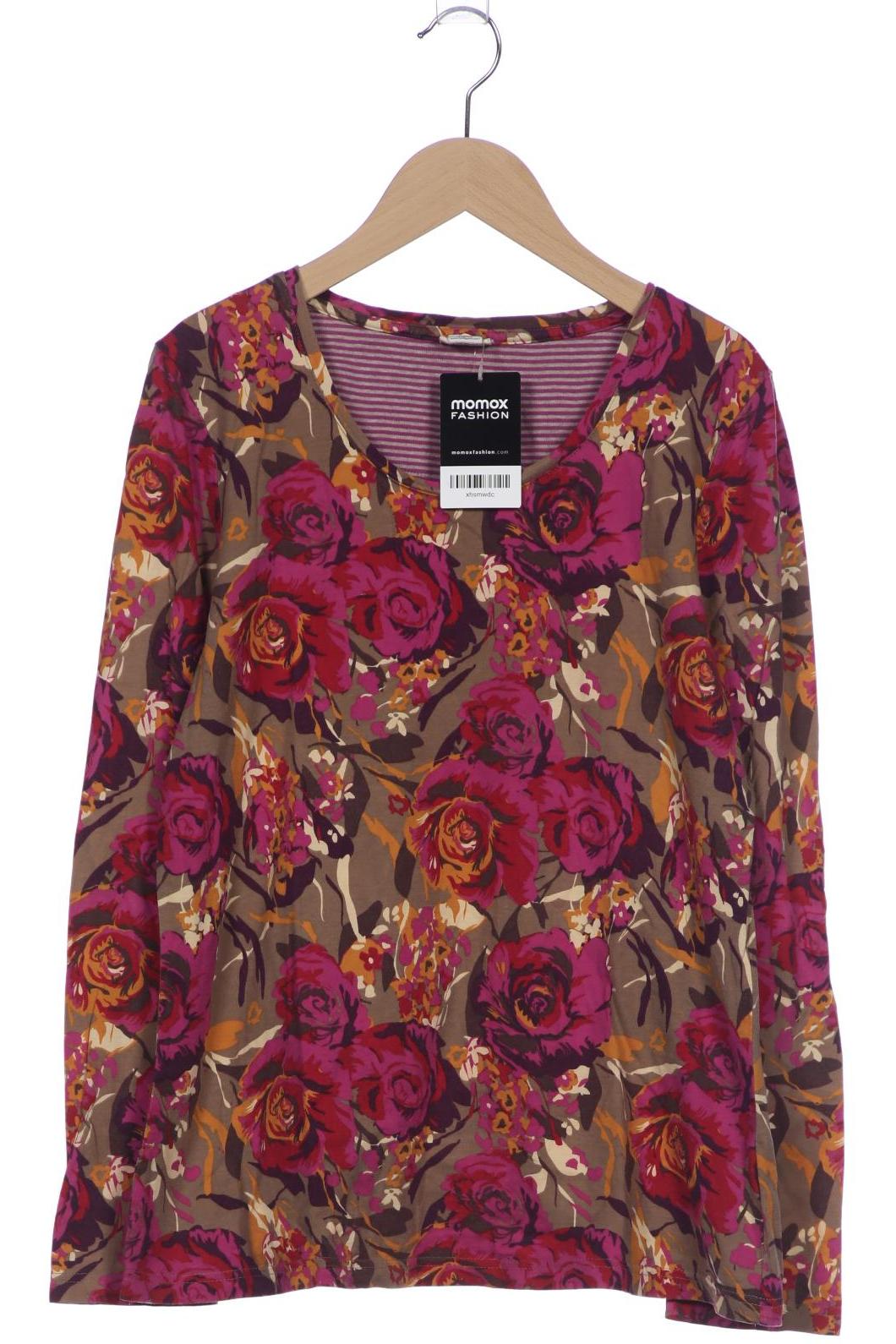 

hessnatur Damen Langarmshirt, mehrfarbig, Gr. 40