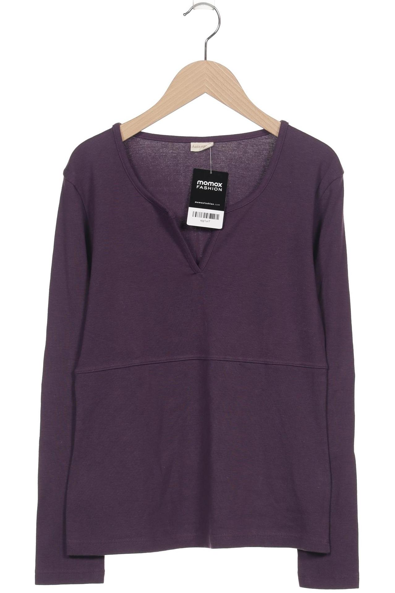 

hessnatur Damen Langarmshirt, flieder, Gr. 38