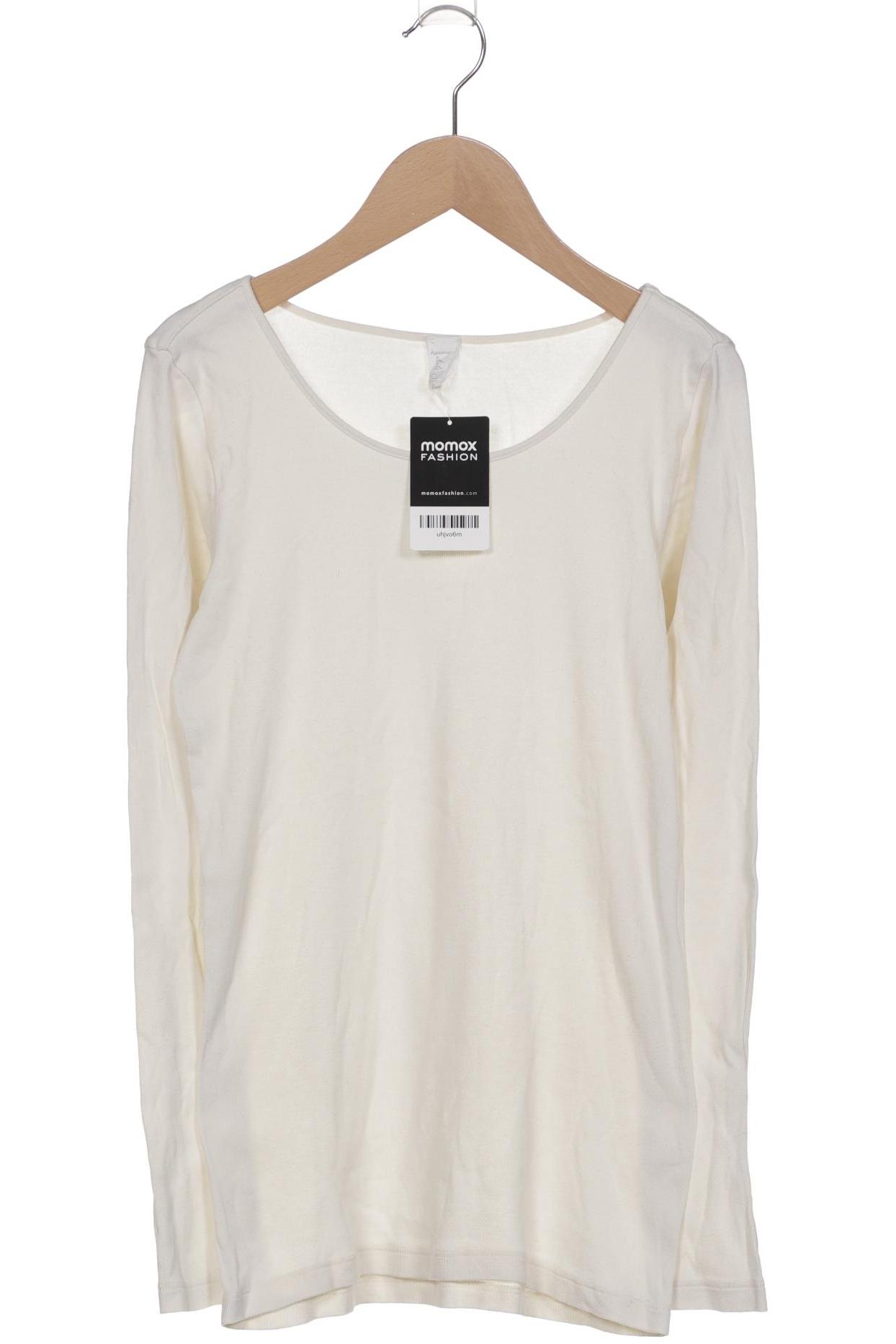 

hessnatur Damen Langarmshirt, cremeweiß, Gr. 38