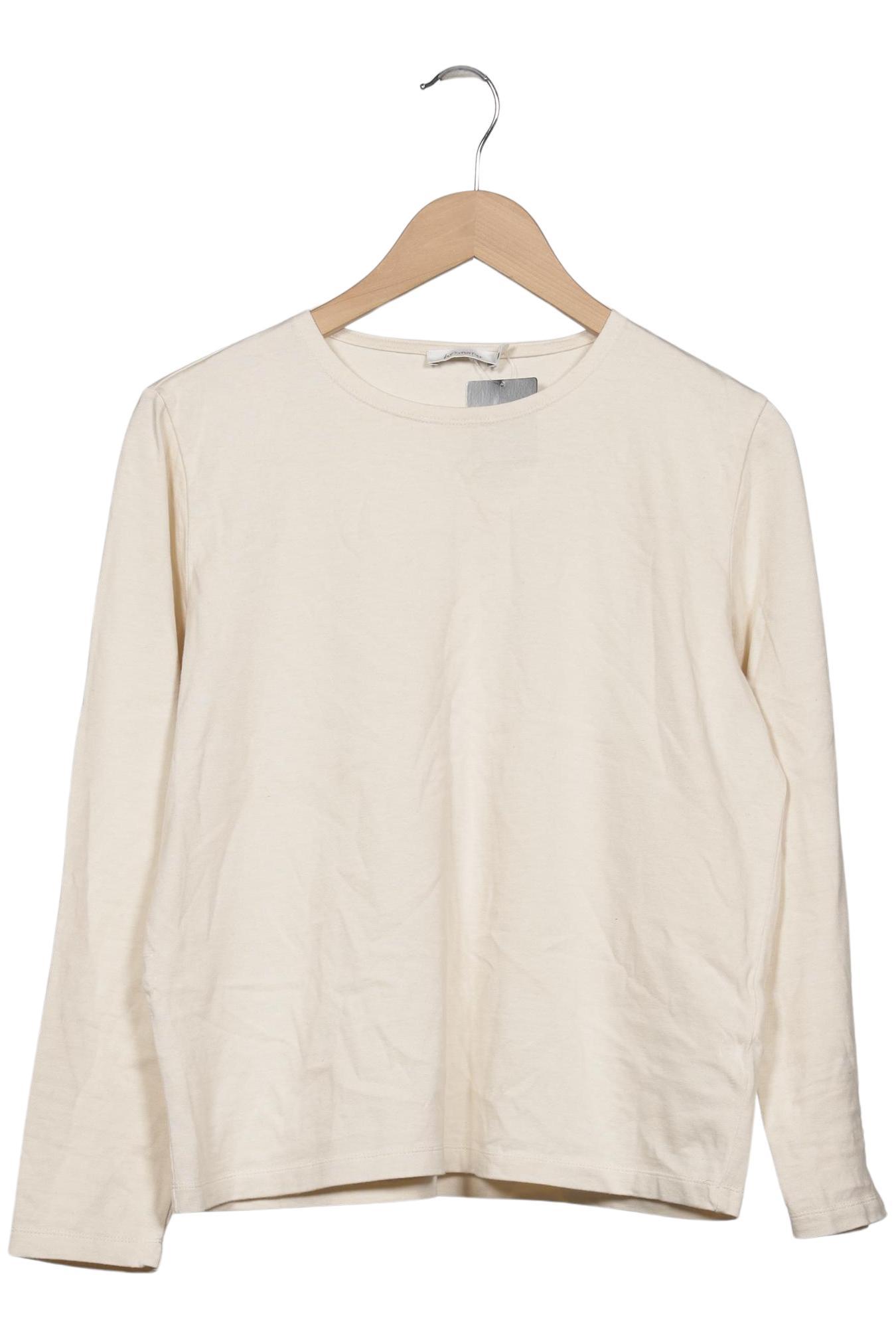 

hessnatur Damen Langarmshirt, cremeweiß, Gr. 40