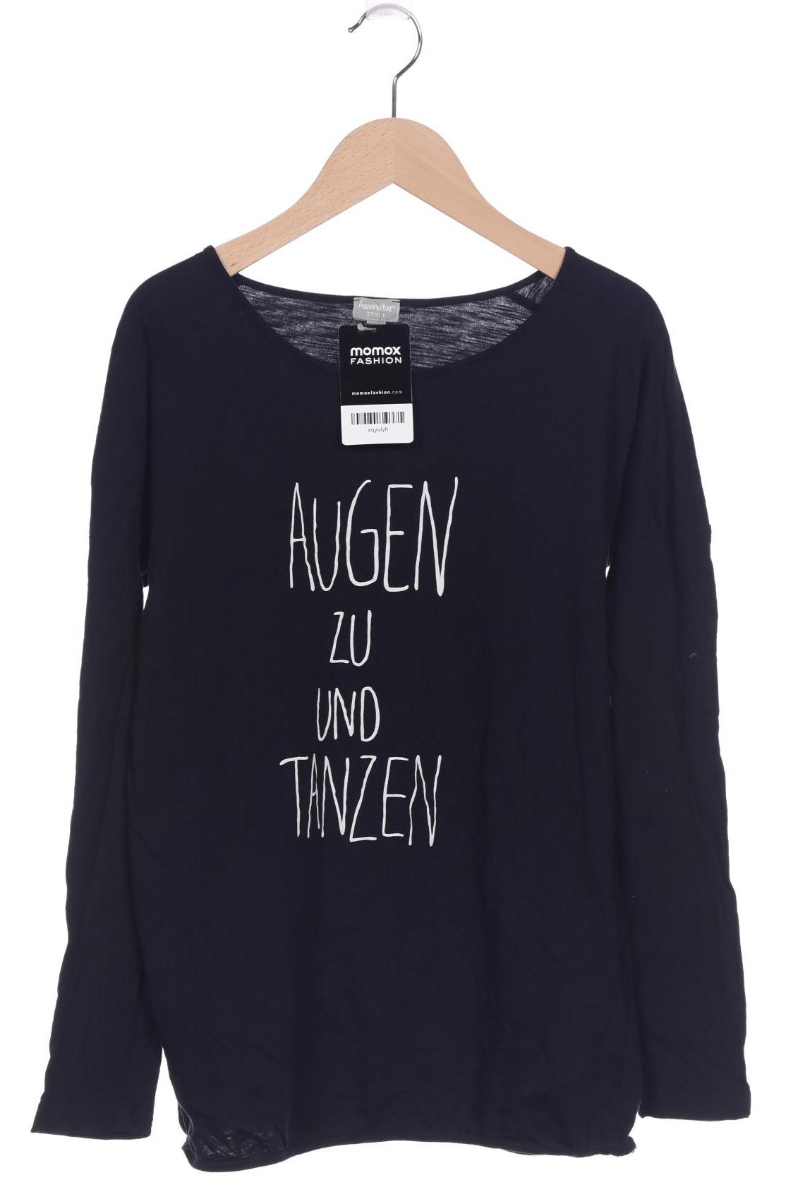

hessnatur Damen Langarmshirt, schwarz, Gr. 36