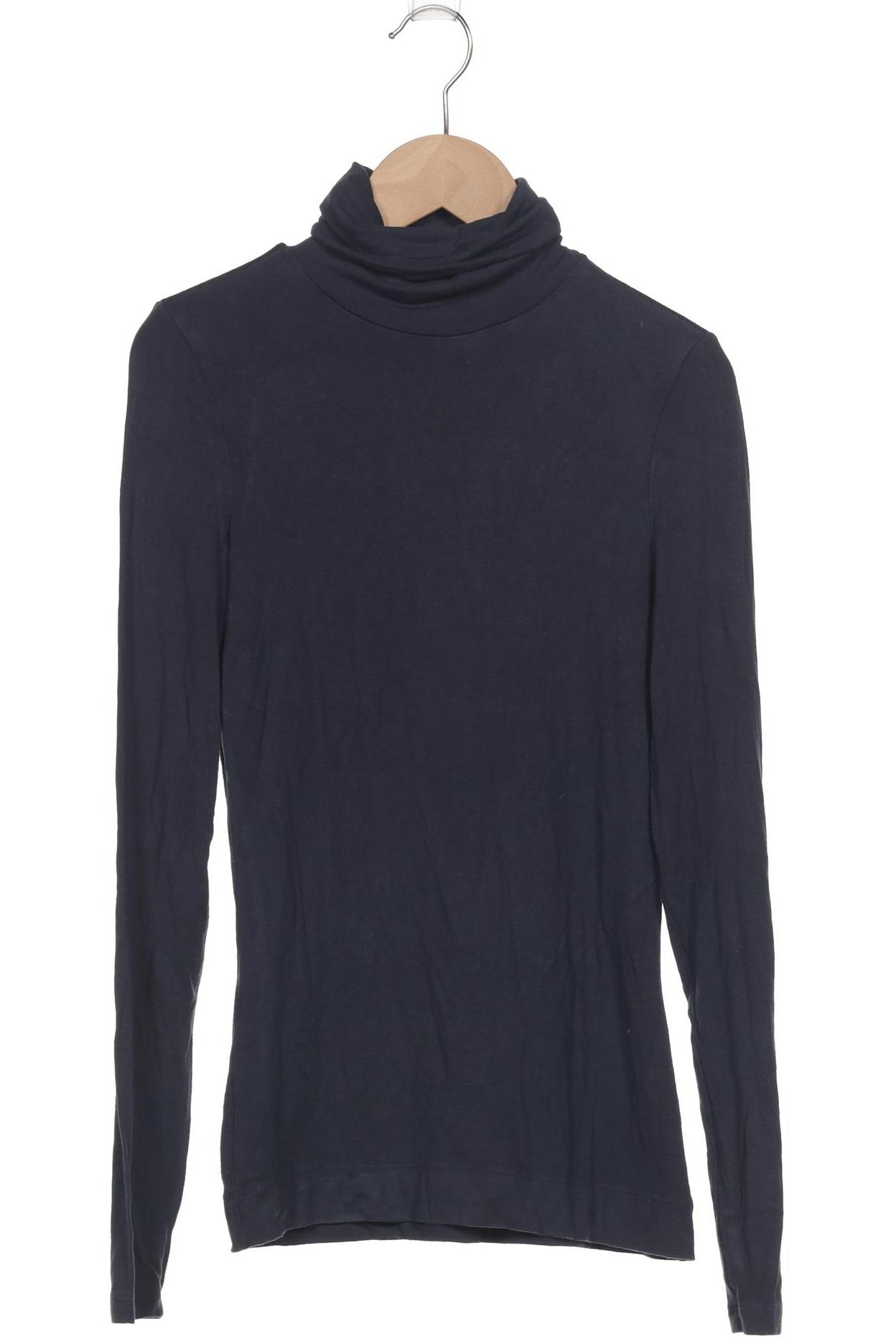 

hessnatur Damen Langarmshirt, marineblau, Gr. 34