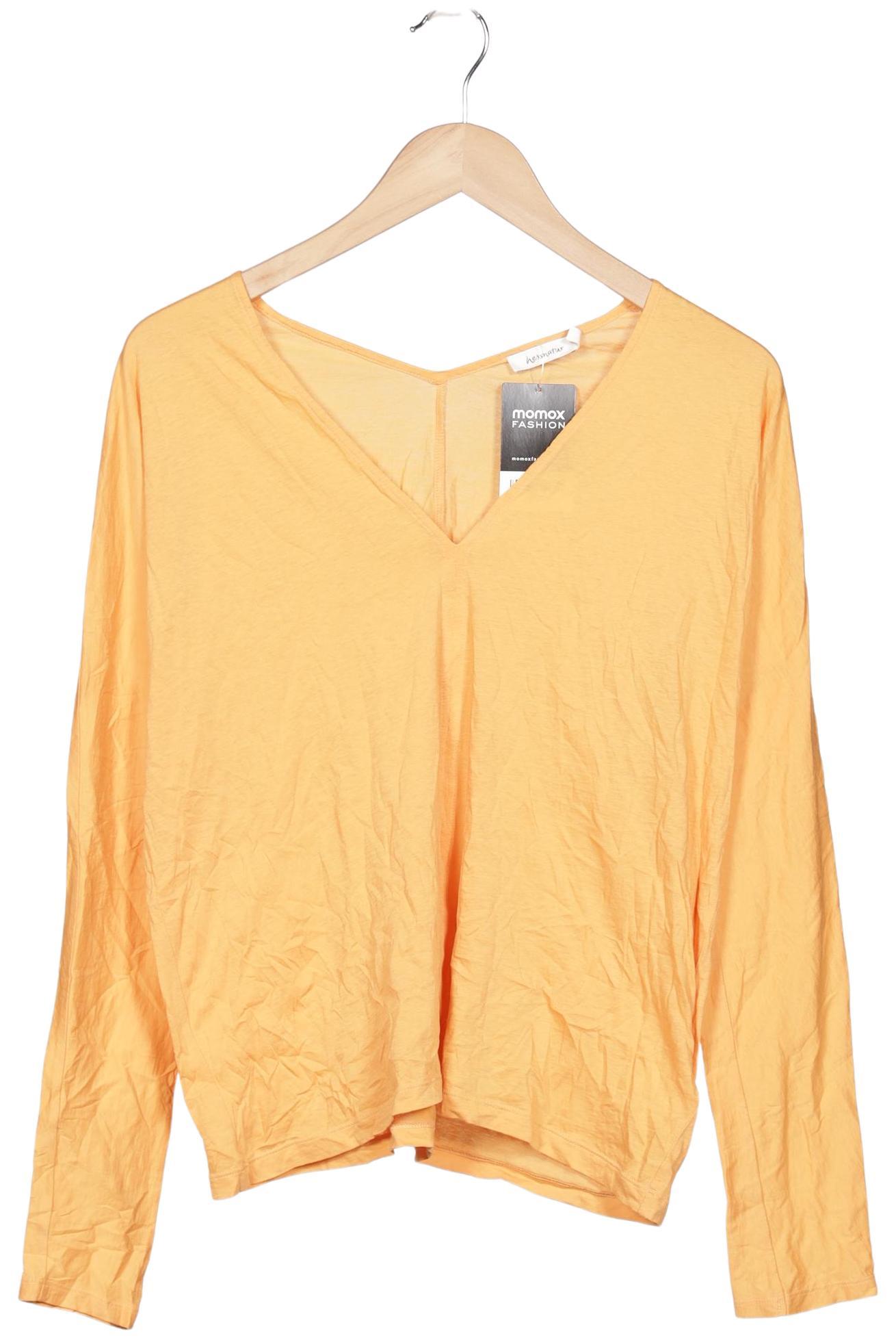 

hessnatur Damen Langarmshirt, orange, Gr. 40