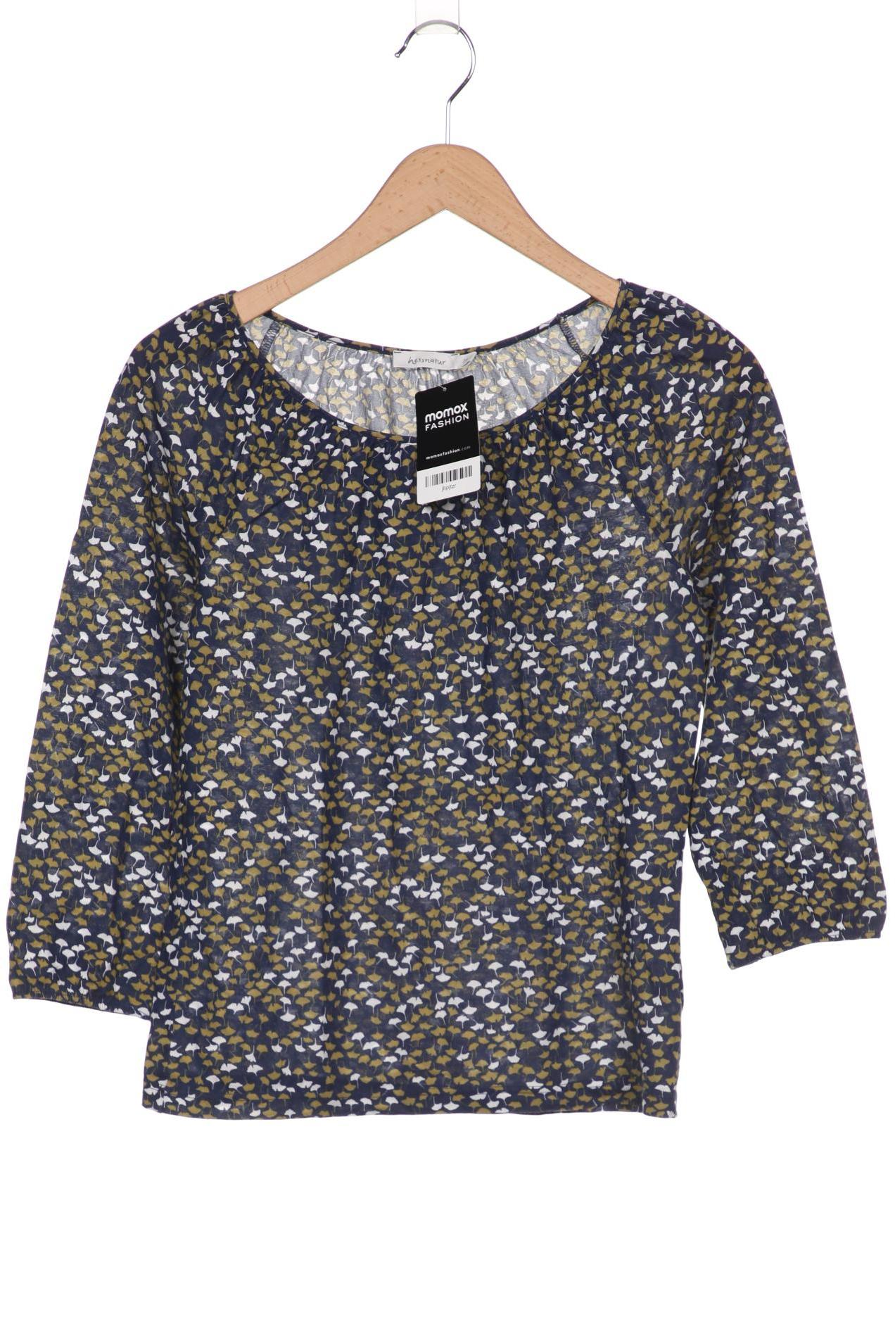 

hessnatur Damen Langarmshirt, marineblau, Gr. 34