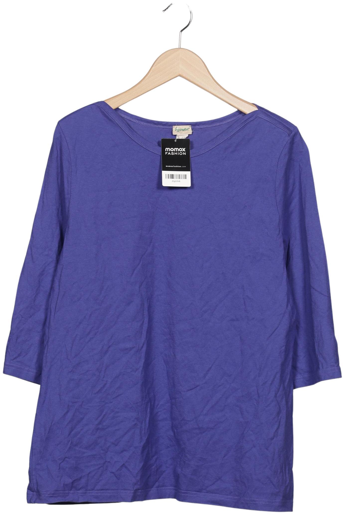 

hessnatur Damen Langarmshirt, flieder, Gr. 48