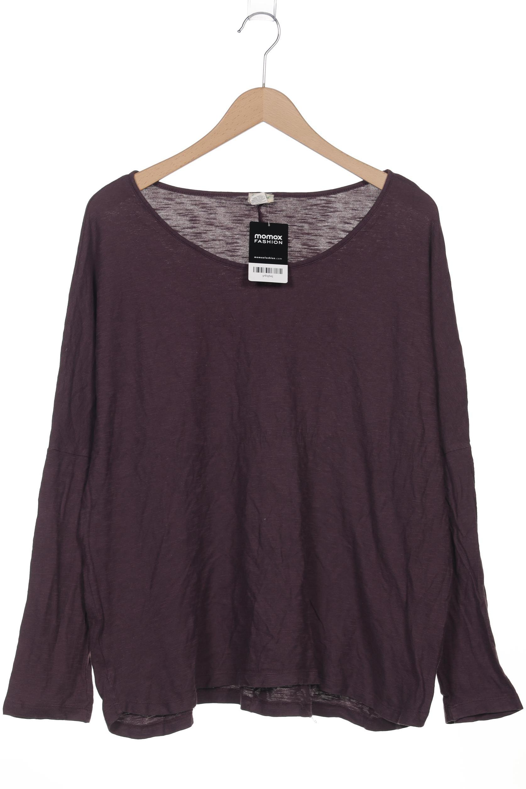 

hessnatur Damen Langarmshirt, bordeaux, Gr. 44