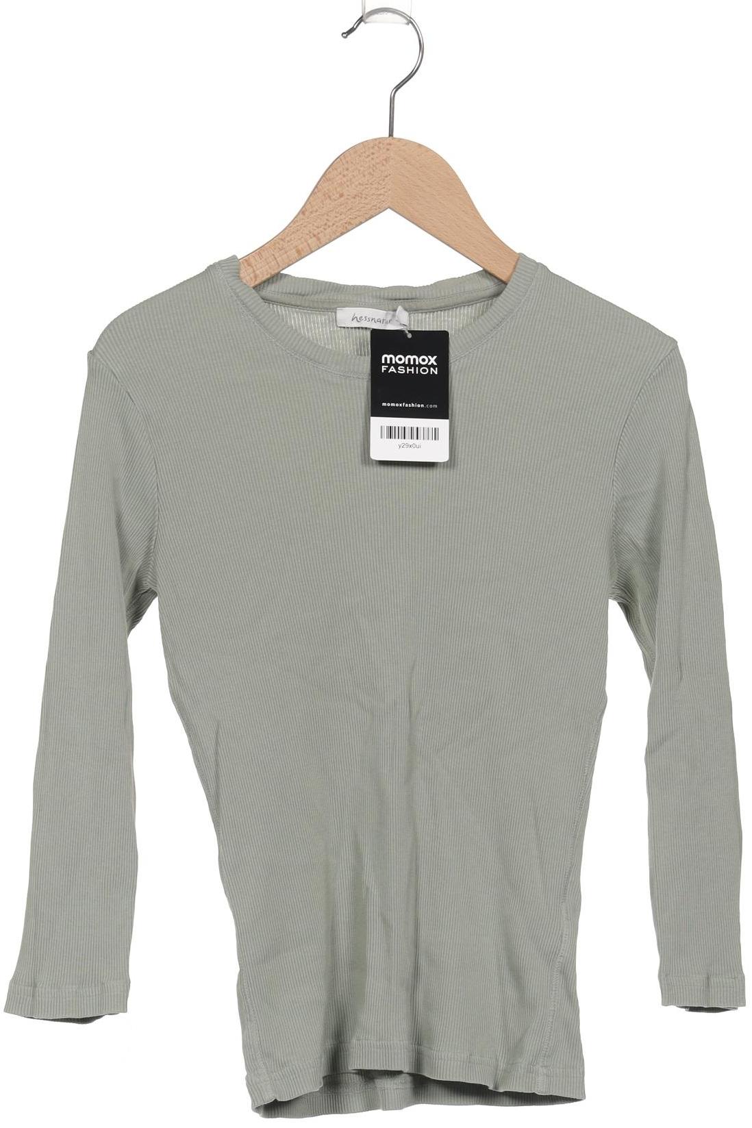 

hessnatur Damen Langarmshirt, türkis, Gr. 34