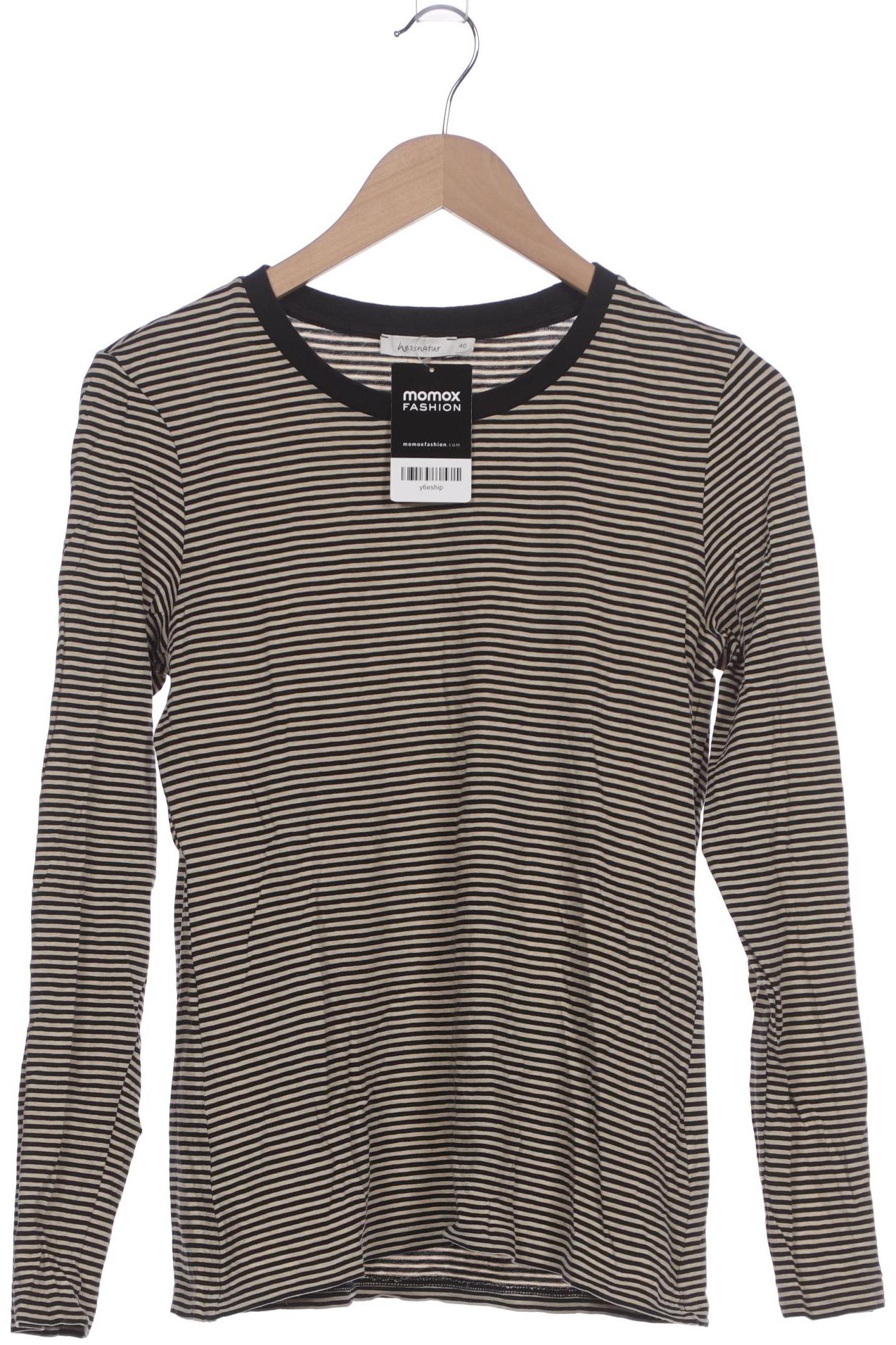 

hessnatur Damen Langarmshirt, beige, Gr. 40