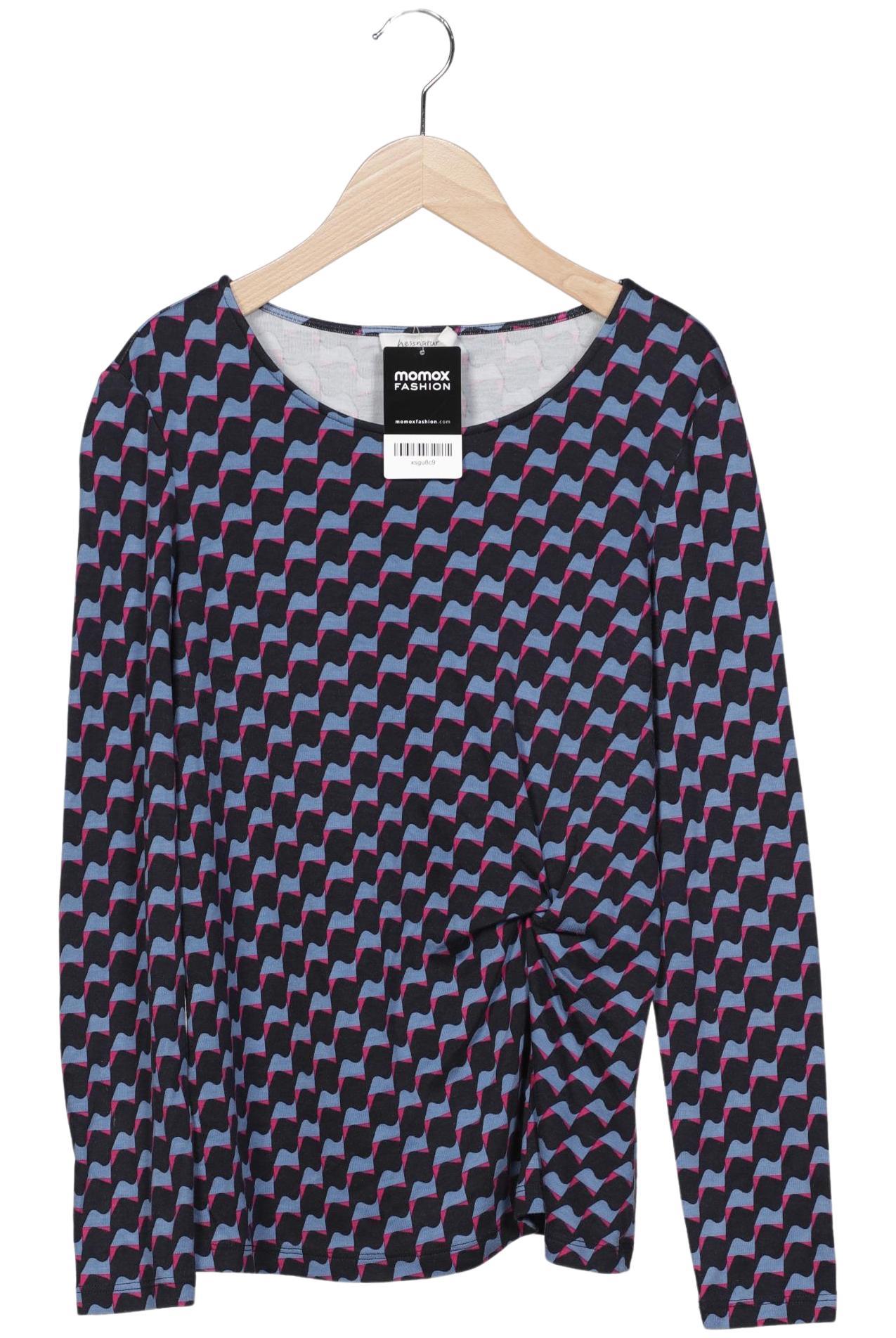 

hessnatur Damen Langarmshirt, marineblau, Gr. 38