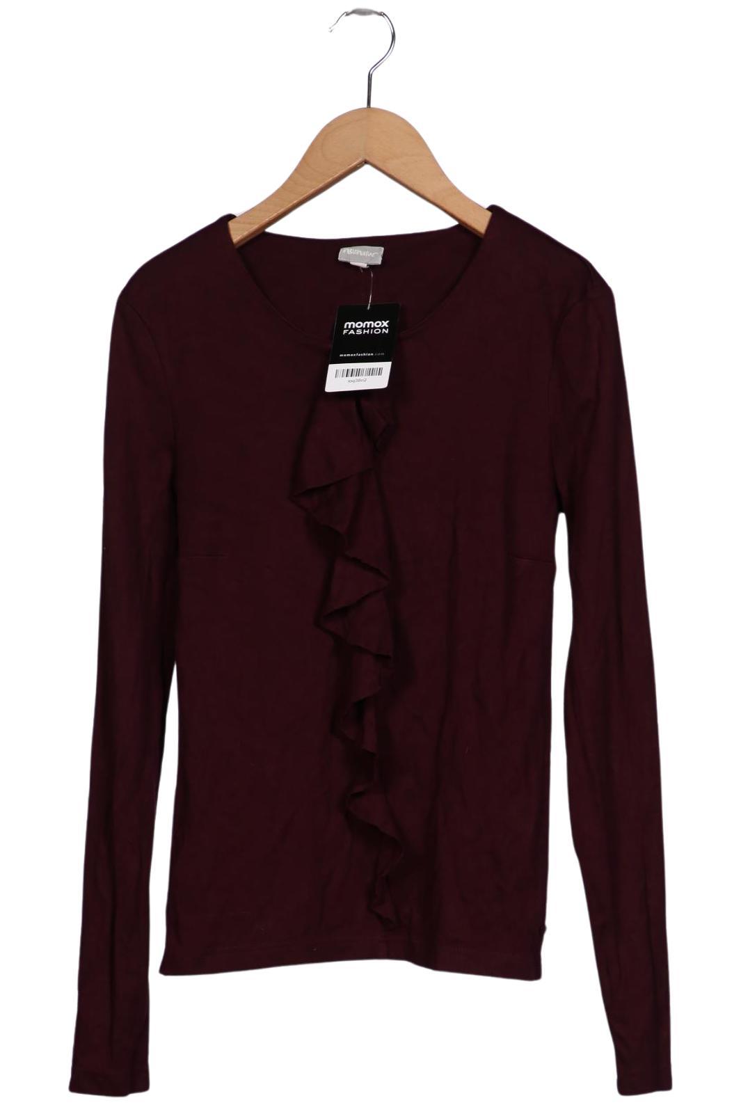 

hessnatur Damen Langarmshirt, bordeaux, Gr. 36