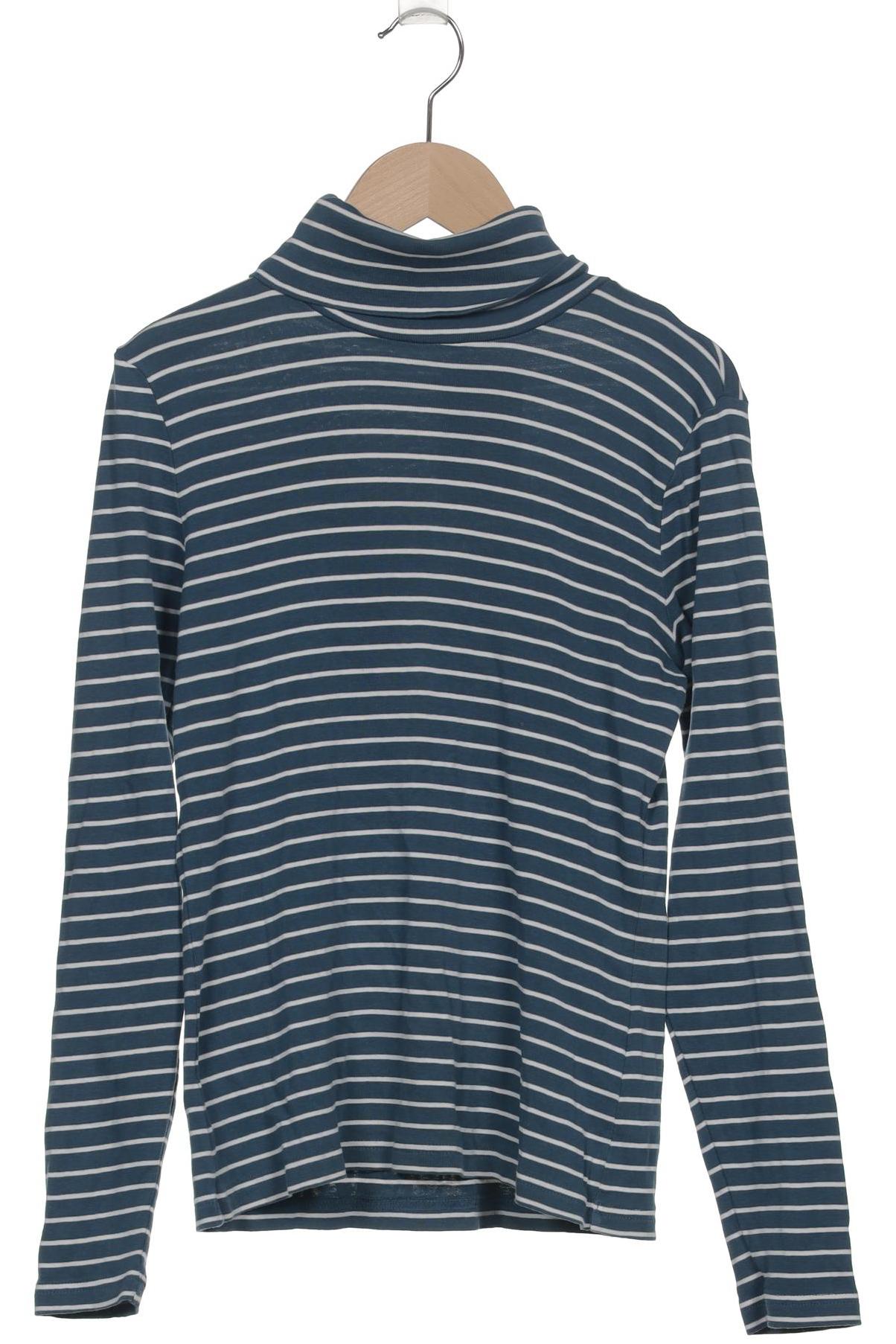 

hessnatur Damen Langarmshirt, blau, Gr. 36