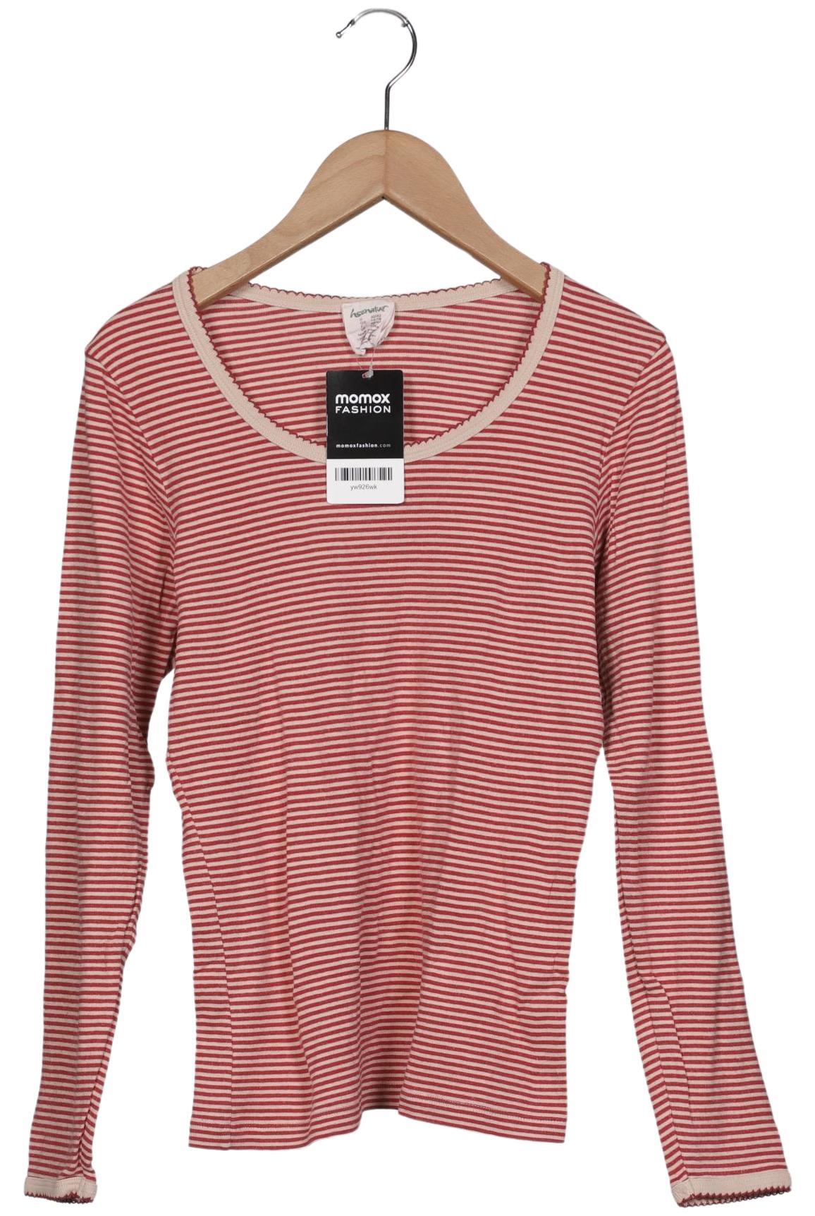 

hessnatur Damen Langarmshirt, mehrfarbig, Gr. 40