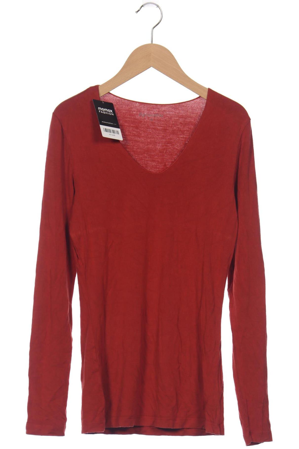 

hessnatur Damen Langarmshirt, orange, Gr. 36
