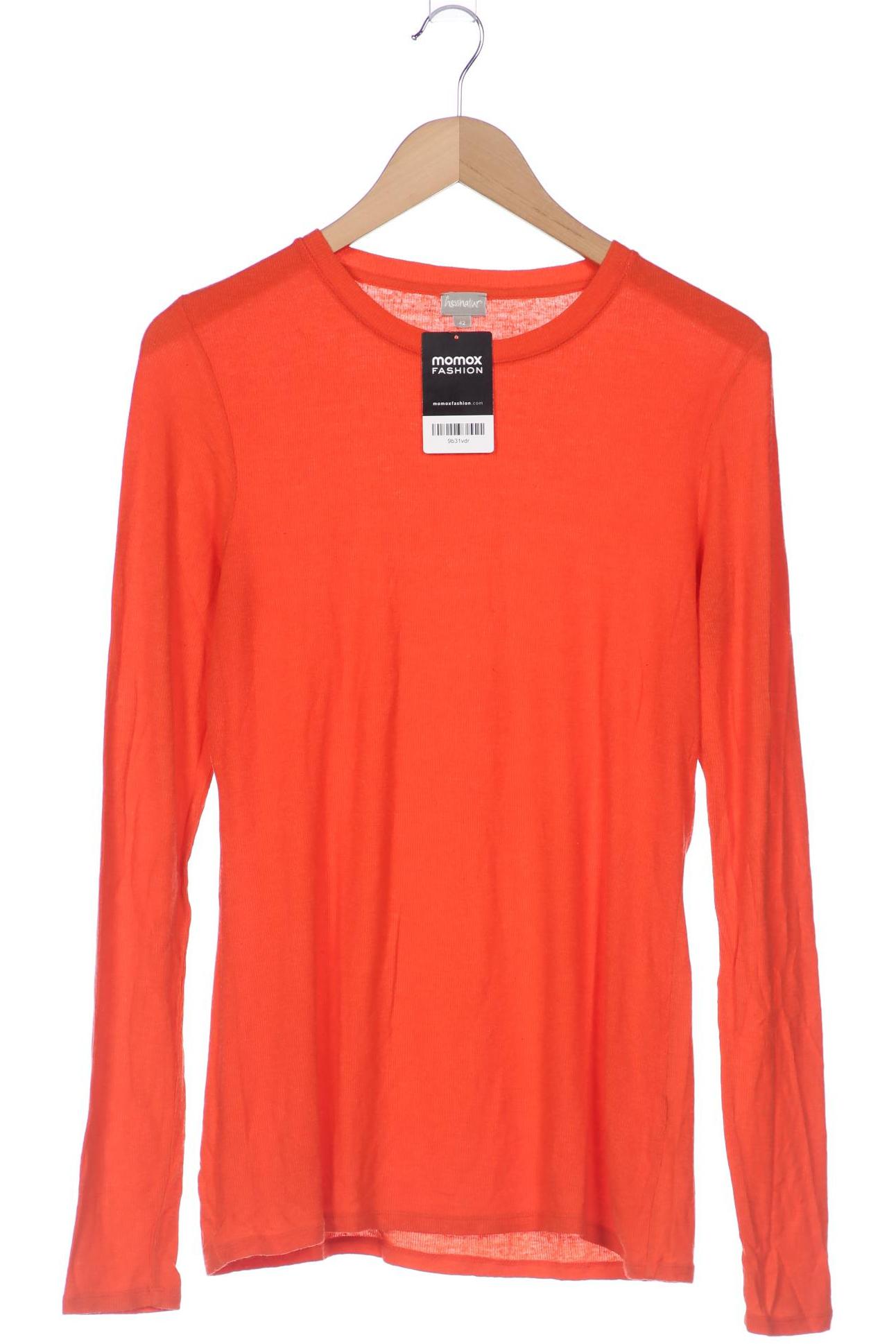 

hessnatur Damen Langarmshirt, orange, Gr. 42