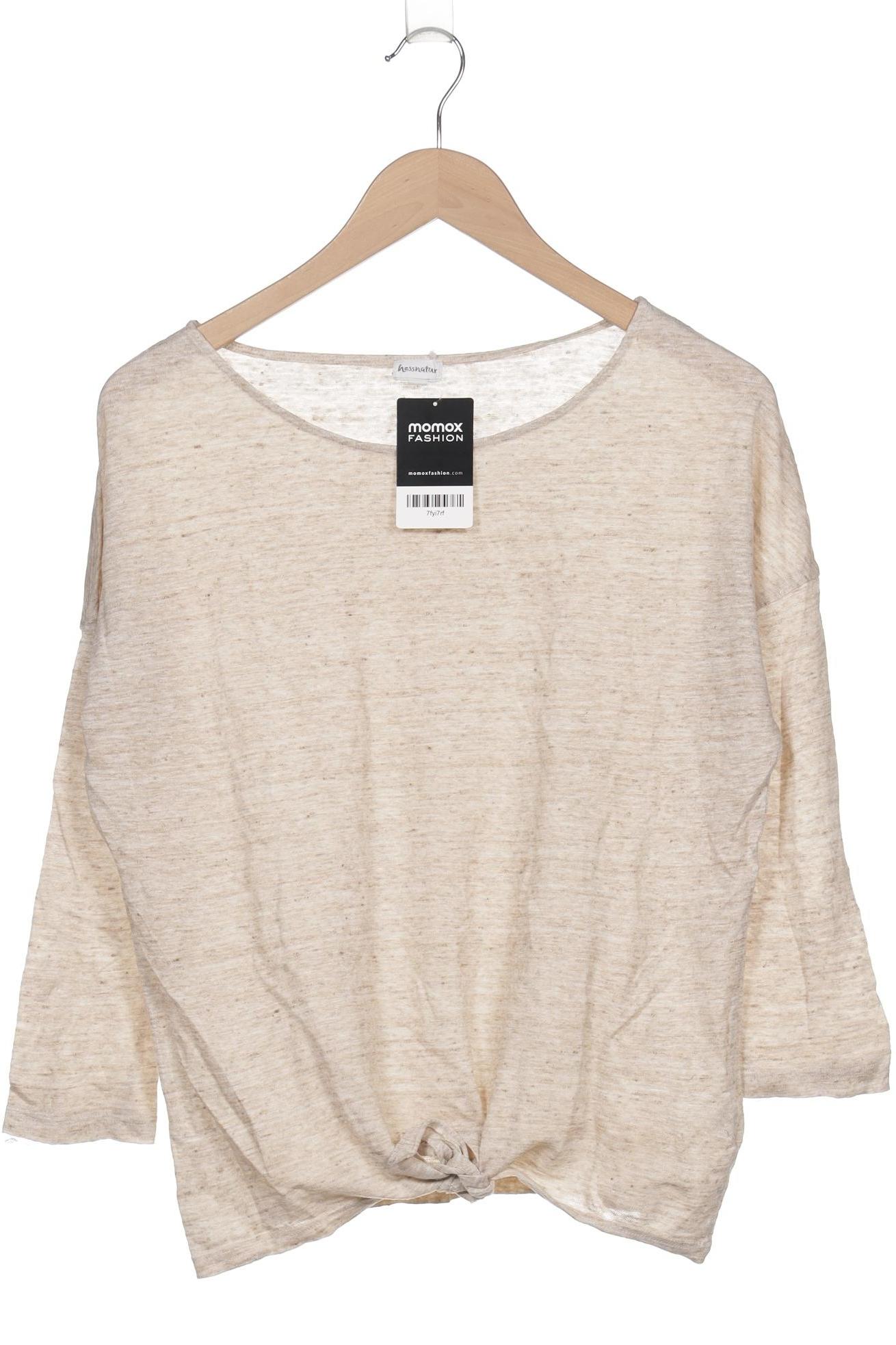 

hessnatur Damen Langarmshirt, beige, Gr. 42