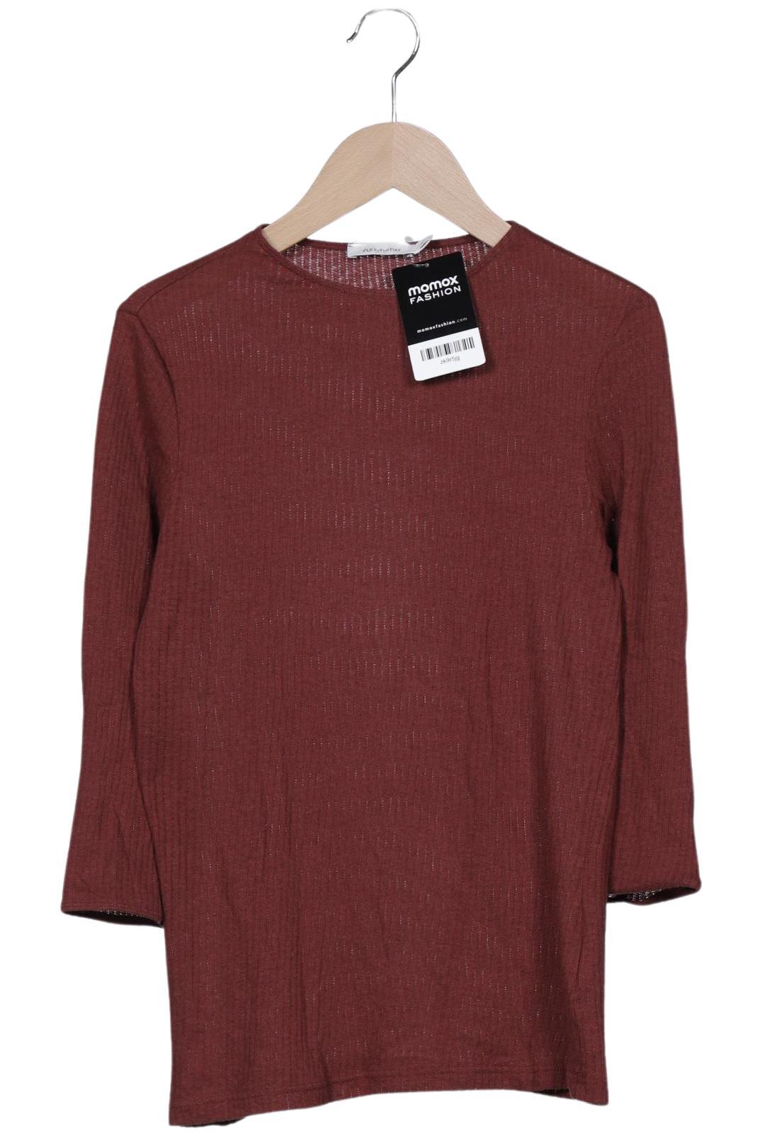

hessnatur Damen Langarmshirt, braun, Gr. 38