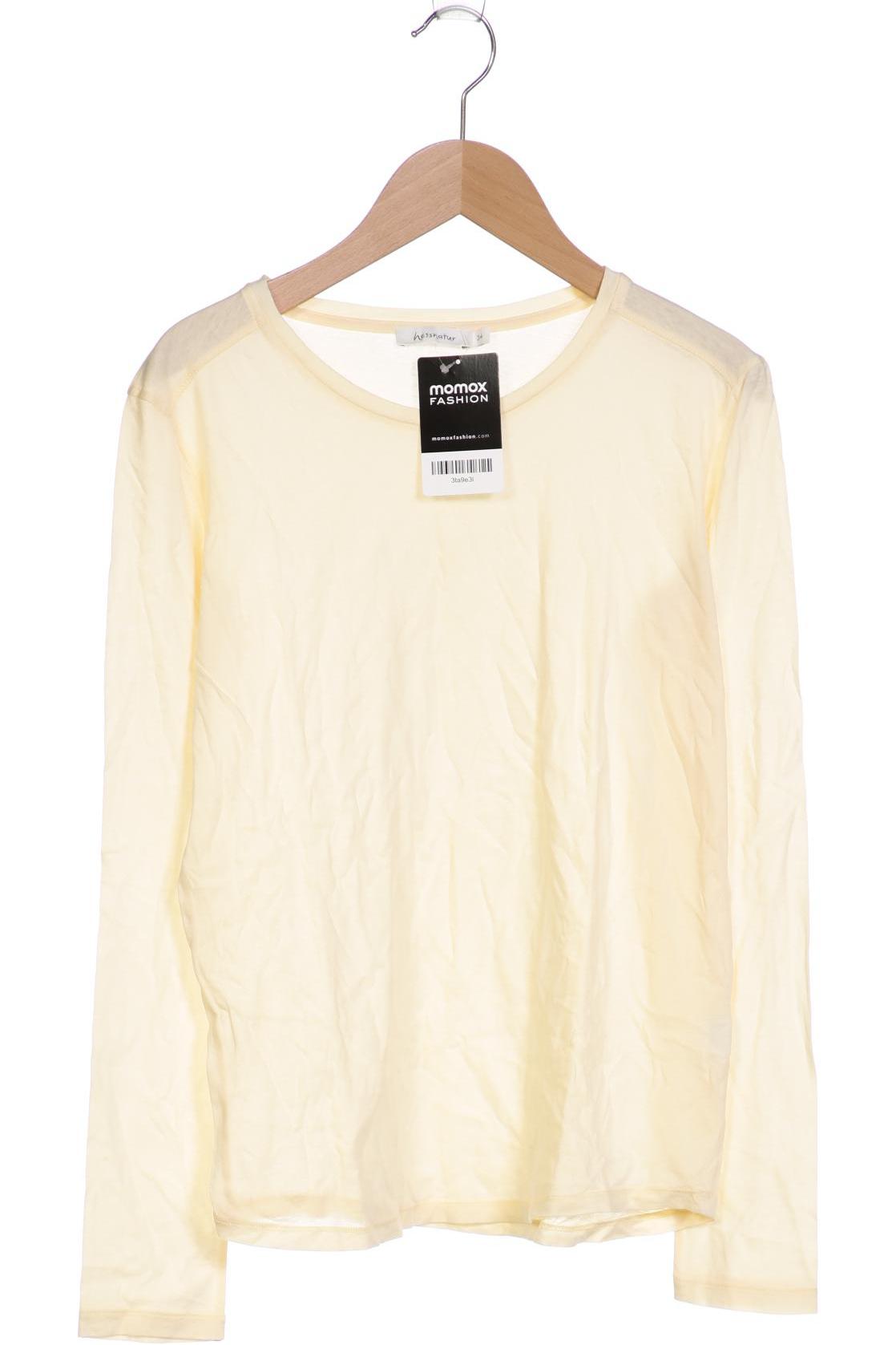 

hessnatur Damen Langarmshirt, gelb, Gr. 34