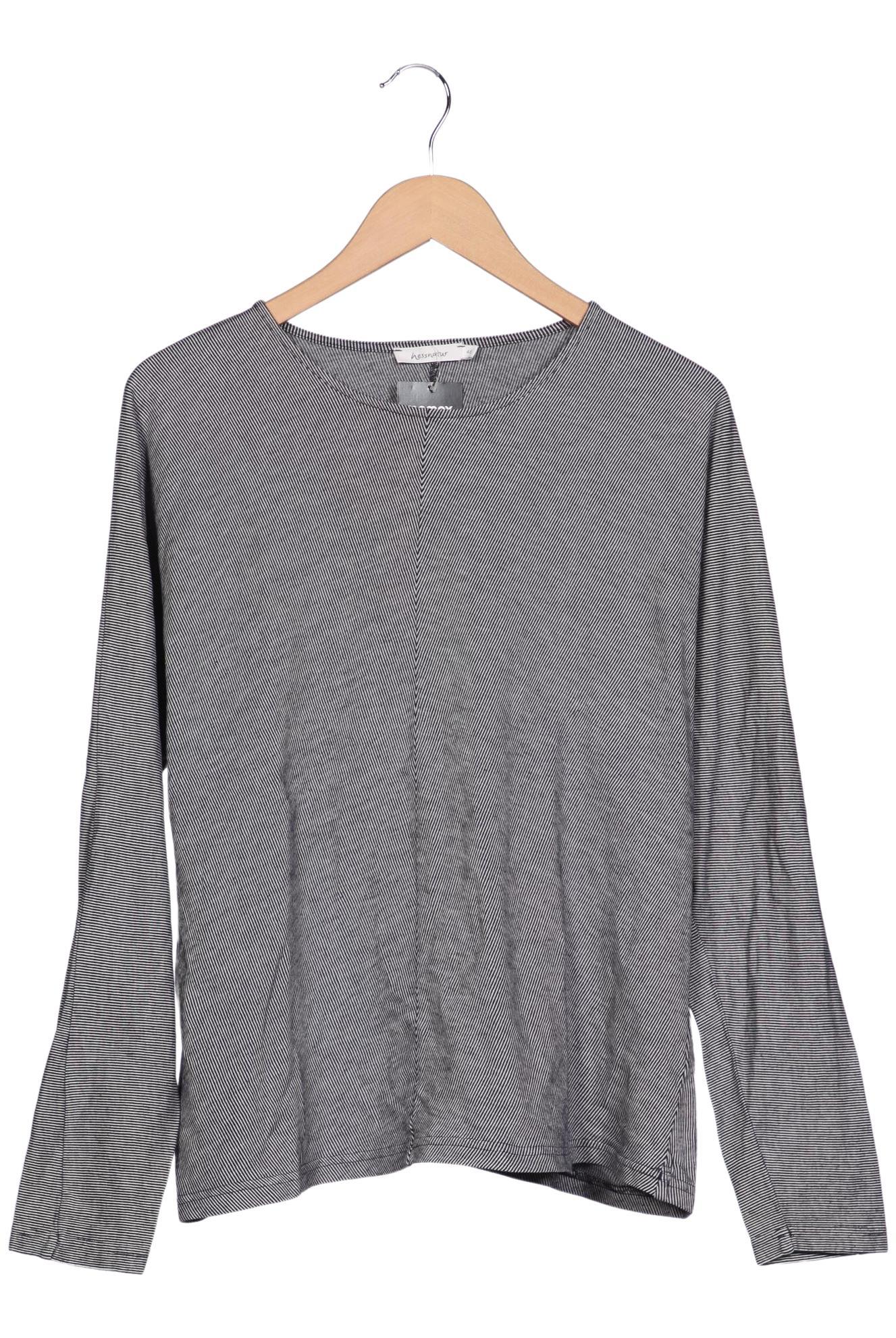 

hessnatur Damen Langarmshirt, grau, Gr. 46