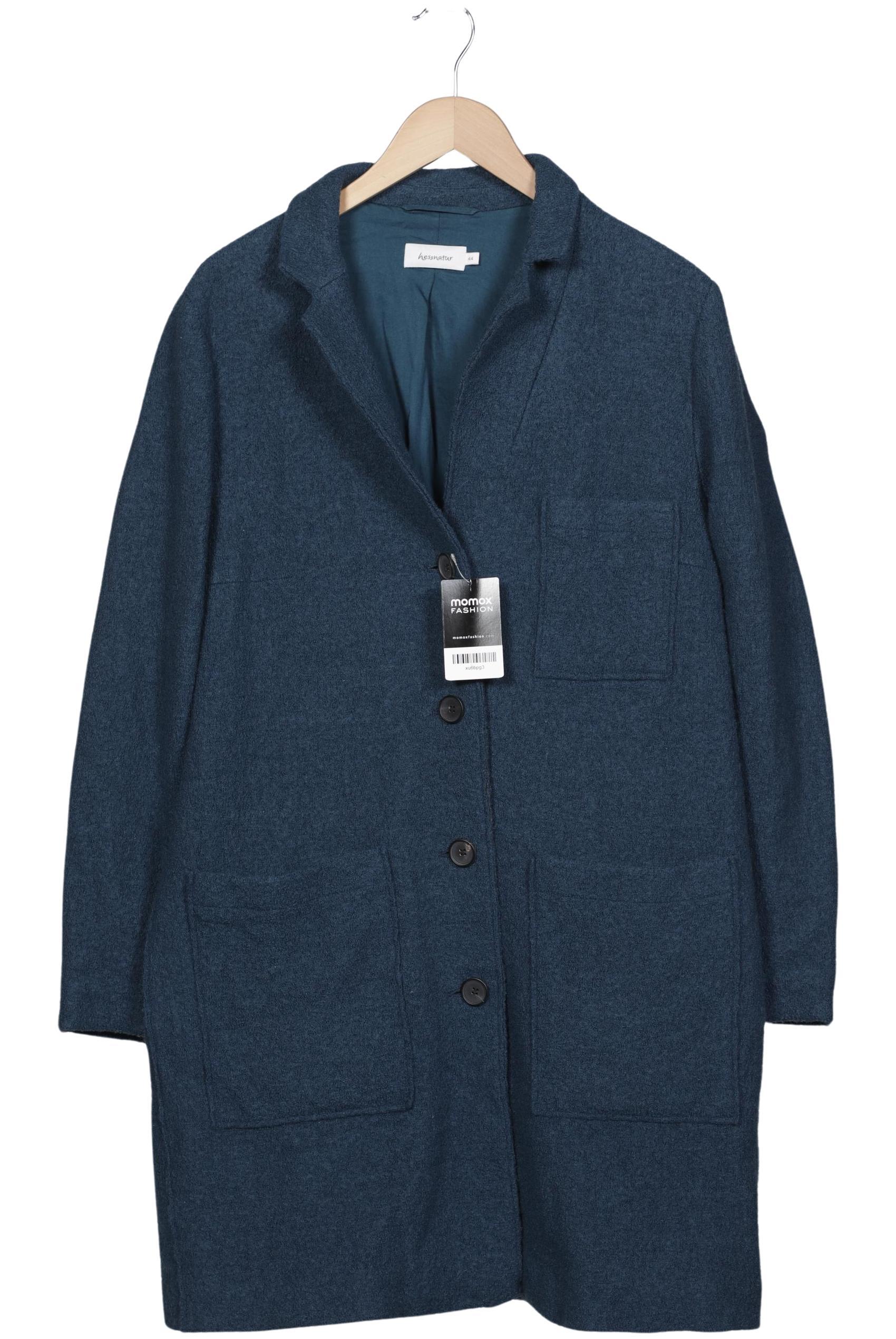 

hessnatur Damen Mantel, marineblau, Gr. 44