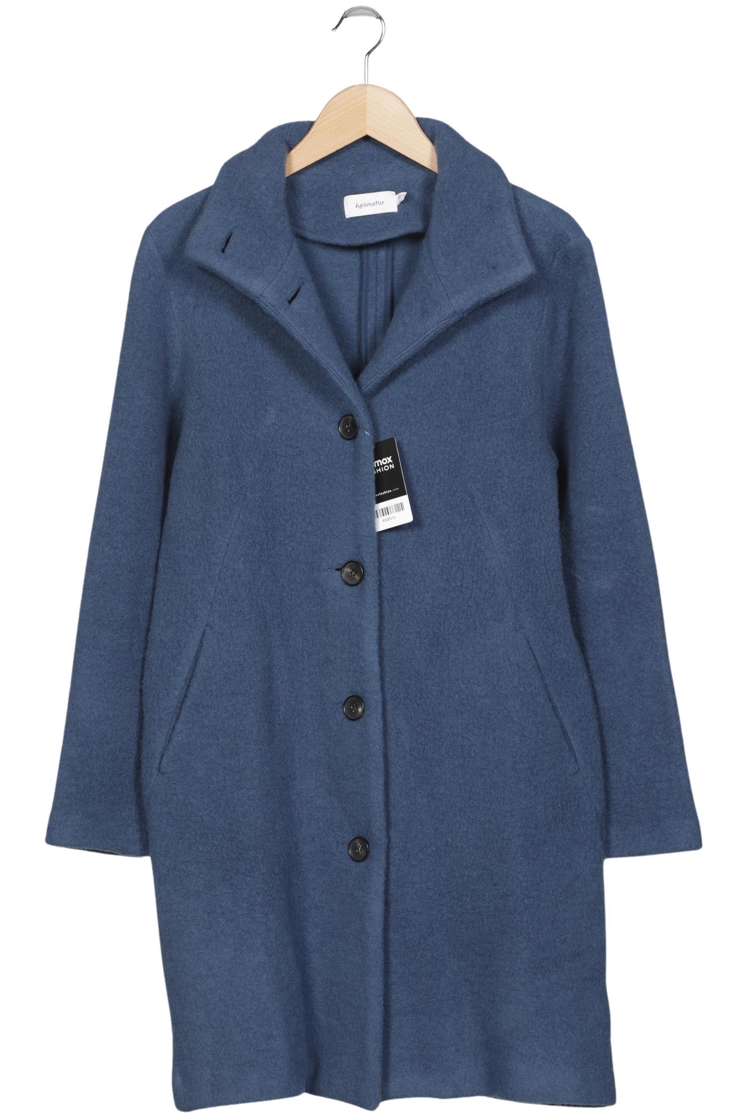 

hessnatur Damen Mantel, blau, Gr. 38