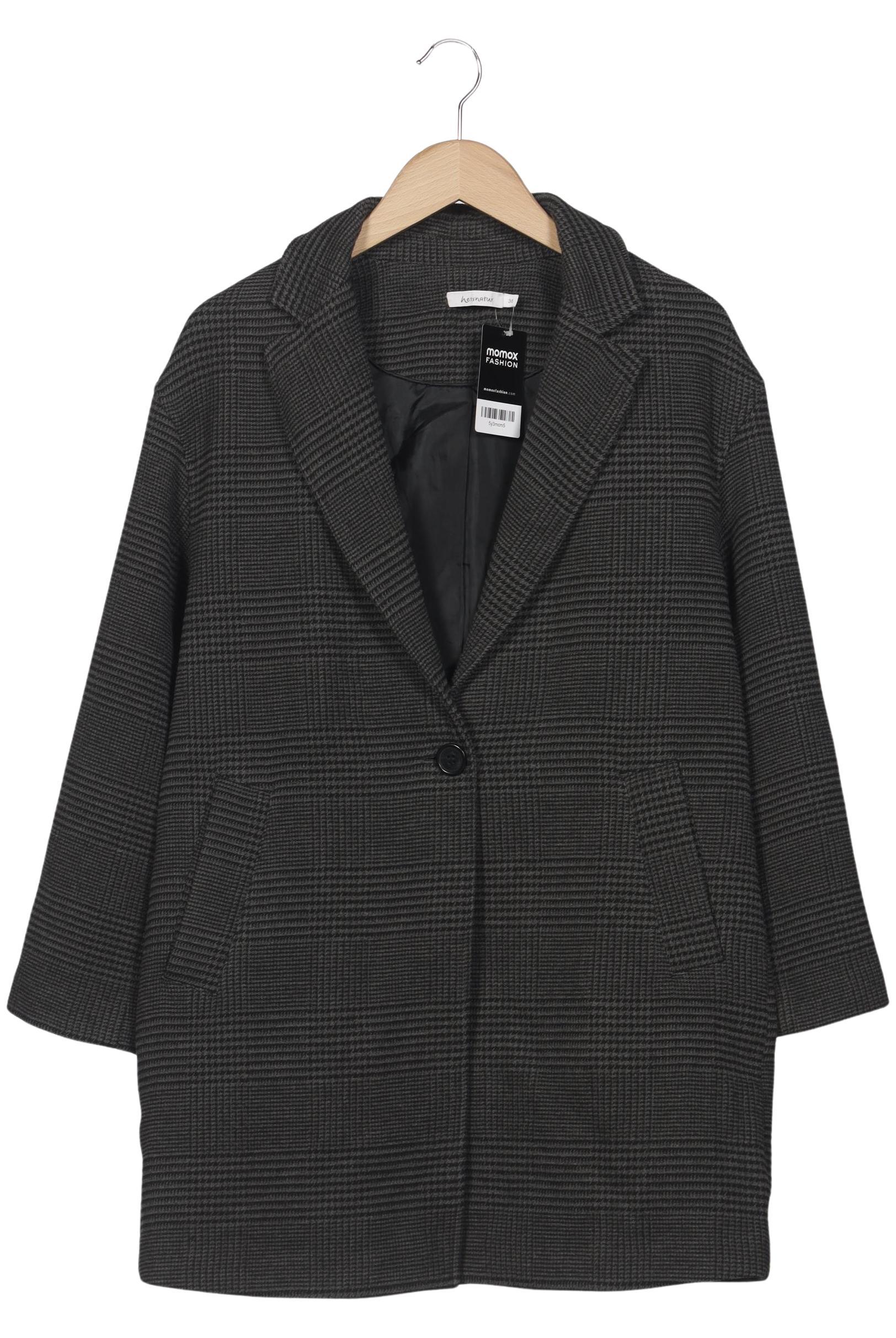 

hessnatur Damen Mantel, grau, Gr. 36