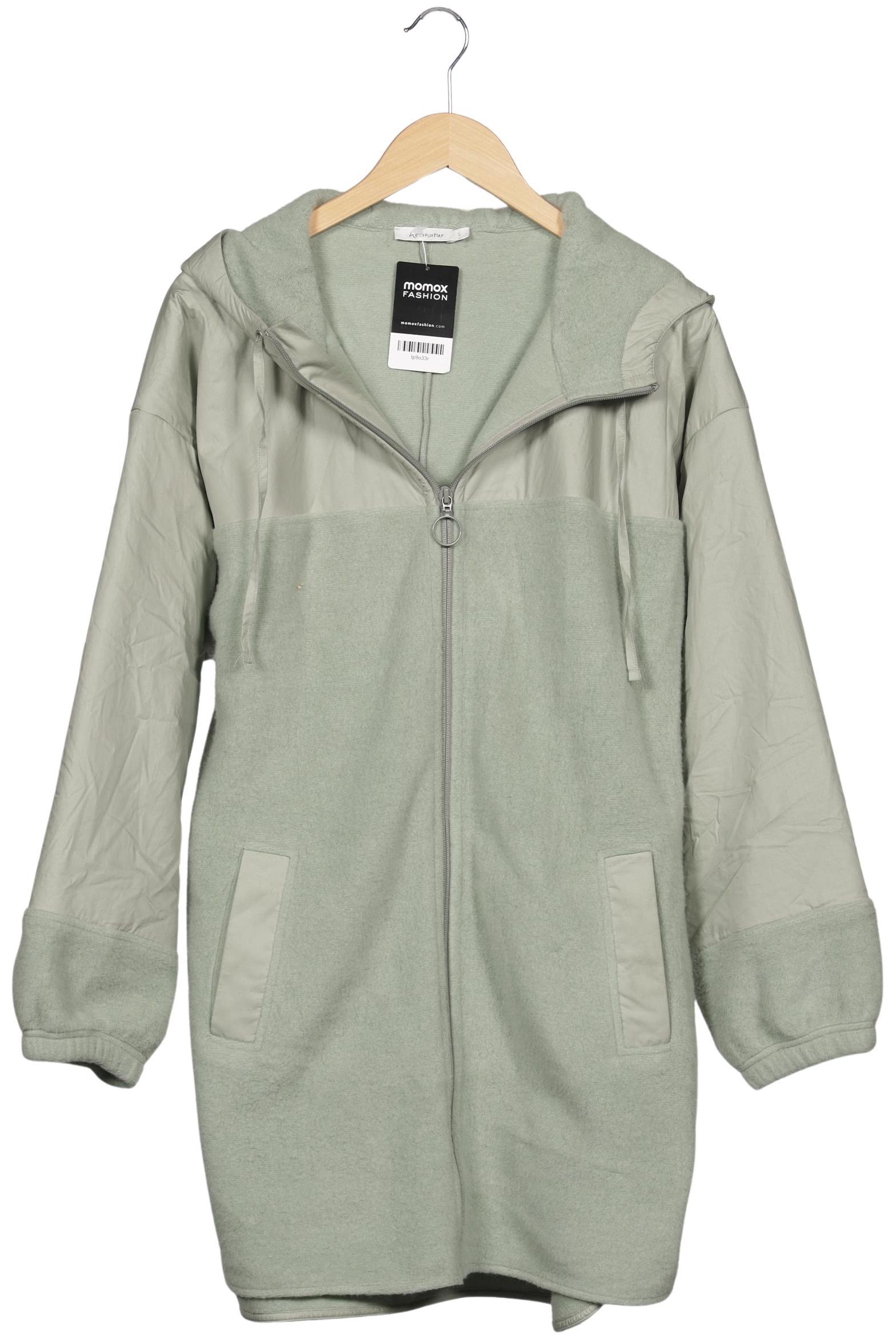 

hessnatur Damen Mantel, hellgrün, Gr. 42