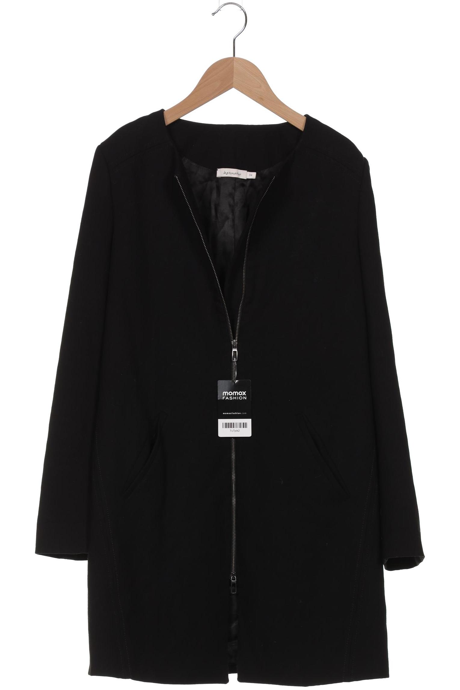 

hessnatur Damen Mantel, schwarz, Gr. 34