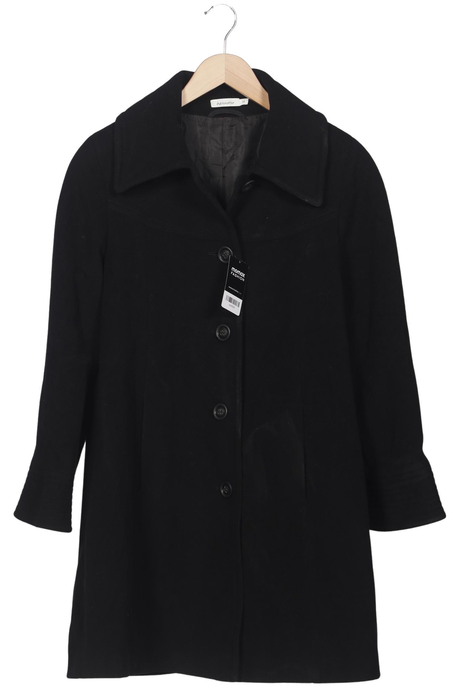 

hessnatur Damen Mantel, schwarz, Gr. 38