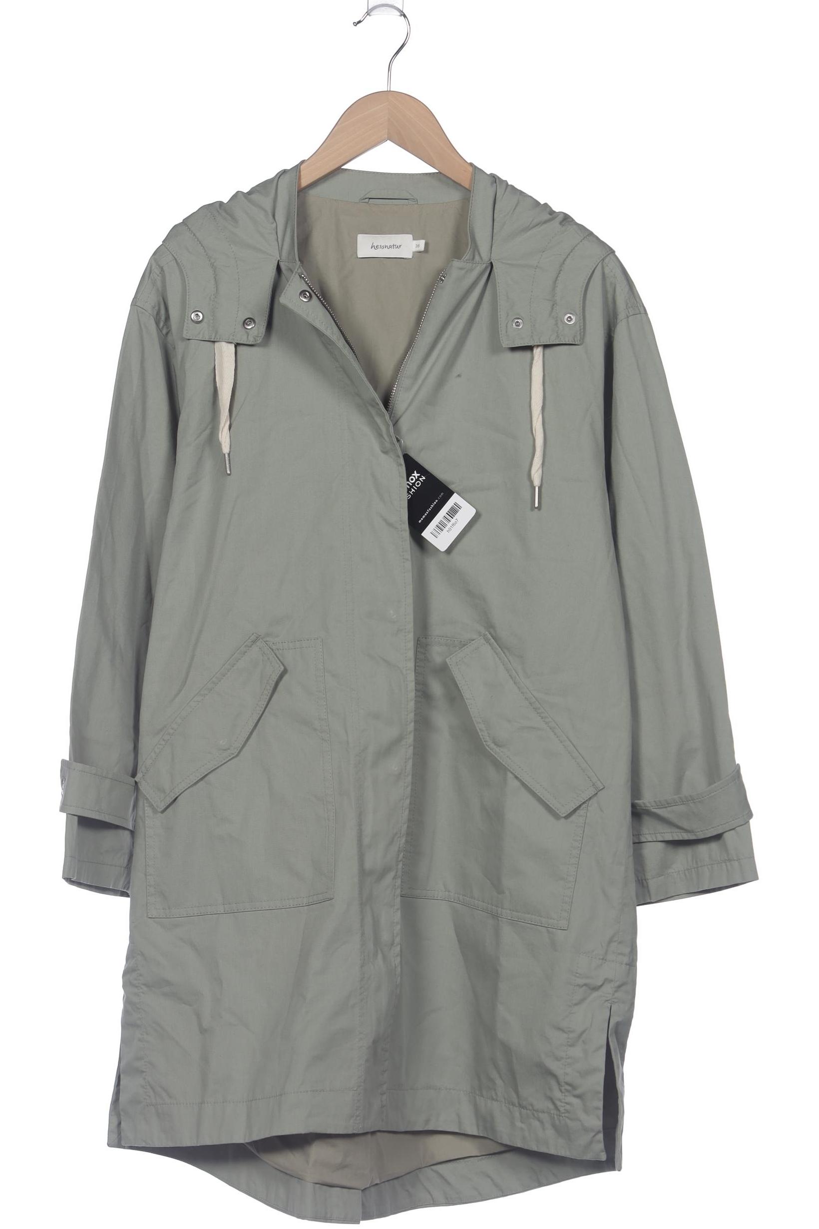 

hessnatur Damen Mantel, hellgrün, Gr. 36