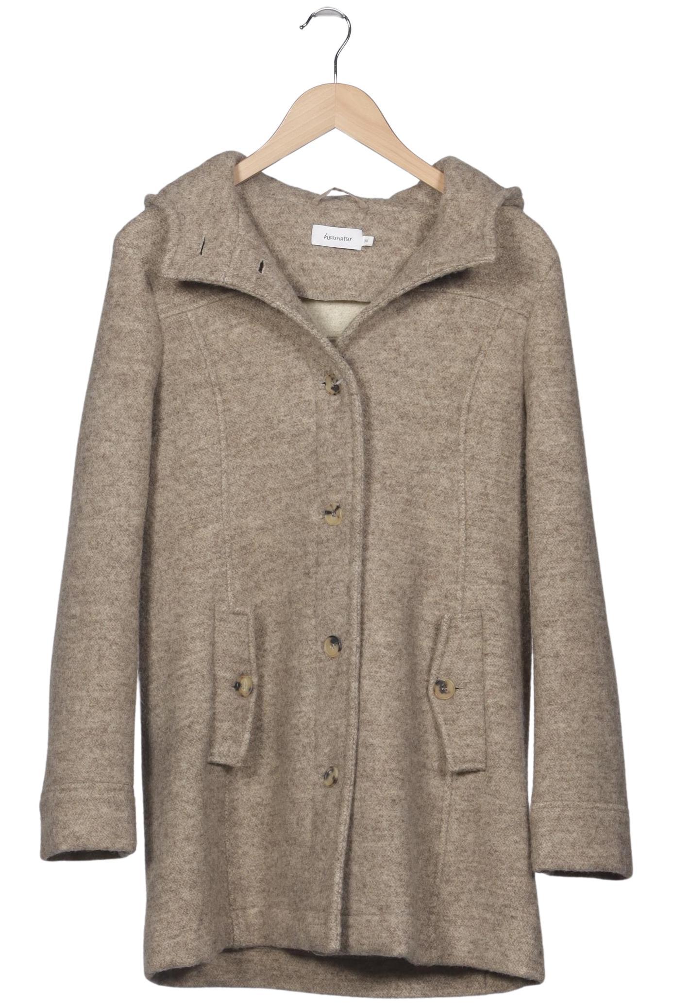 

hessnatur Damen Mantel, beige, Gr. 38