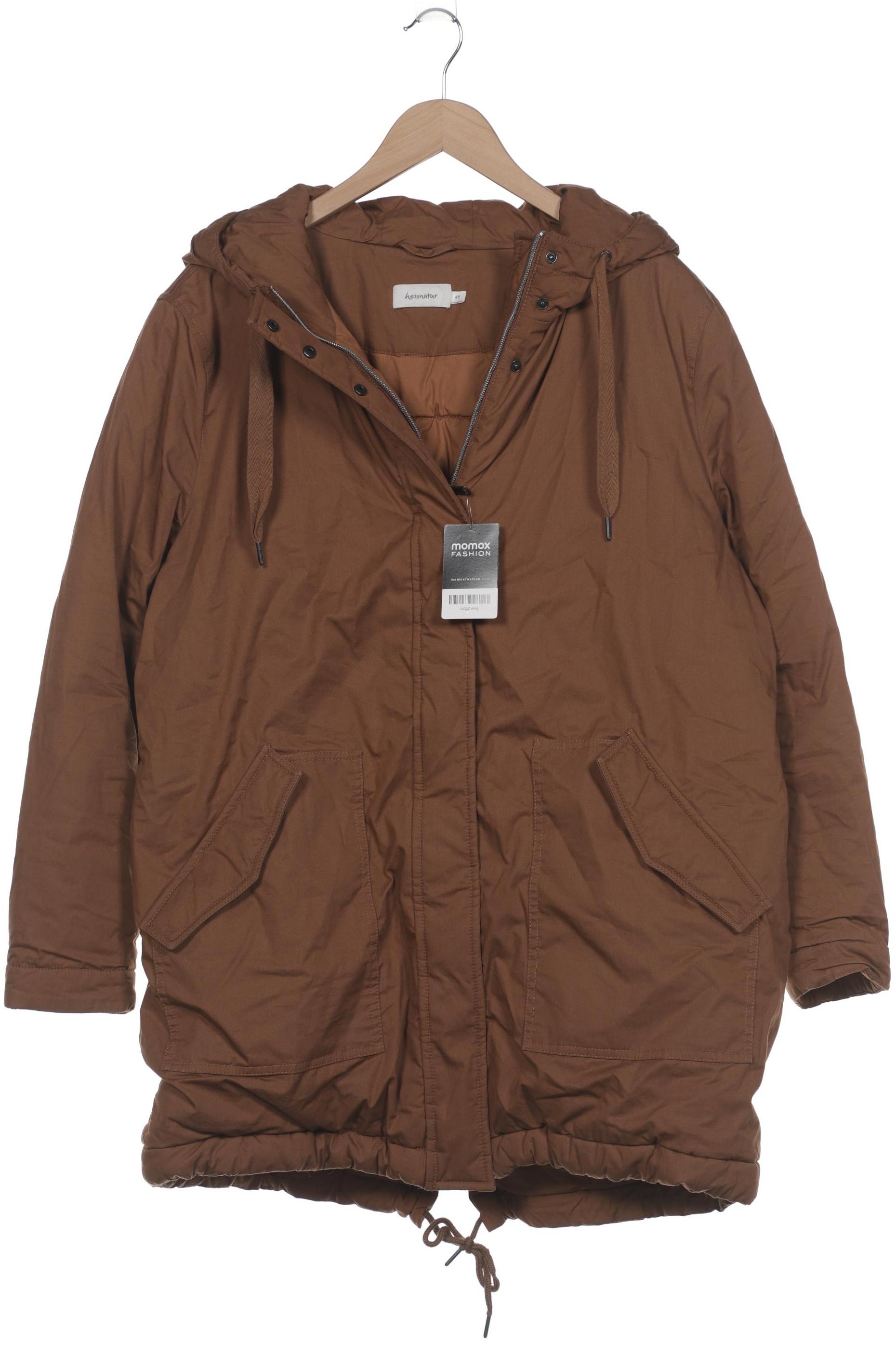 

hessnatur Damen Mantel, braun, Gr. 48