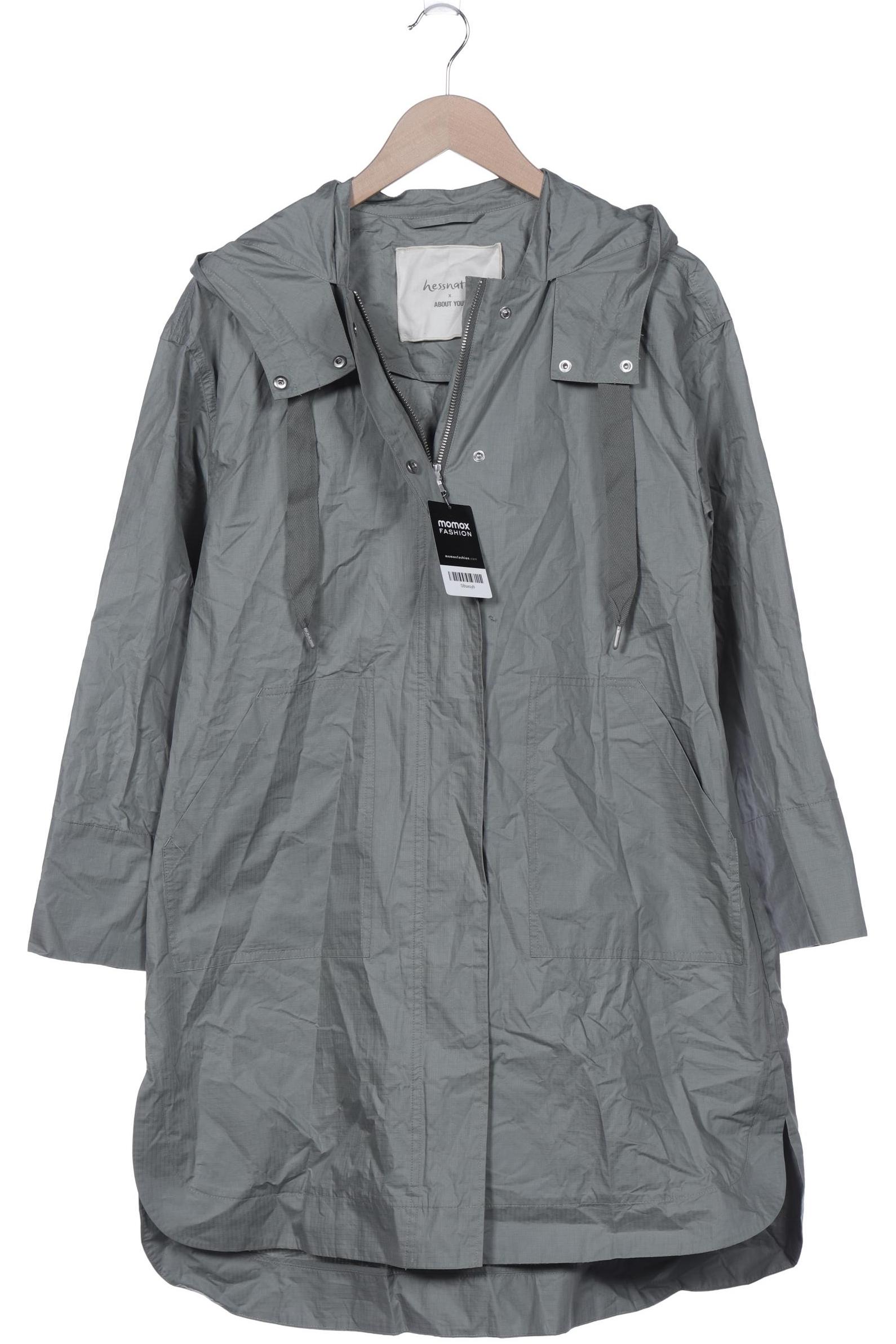 

hessnatur Damen Mantel, grün, Gr. 36