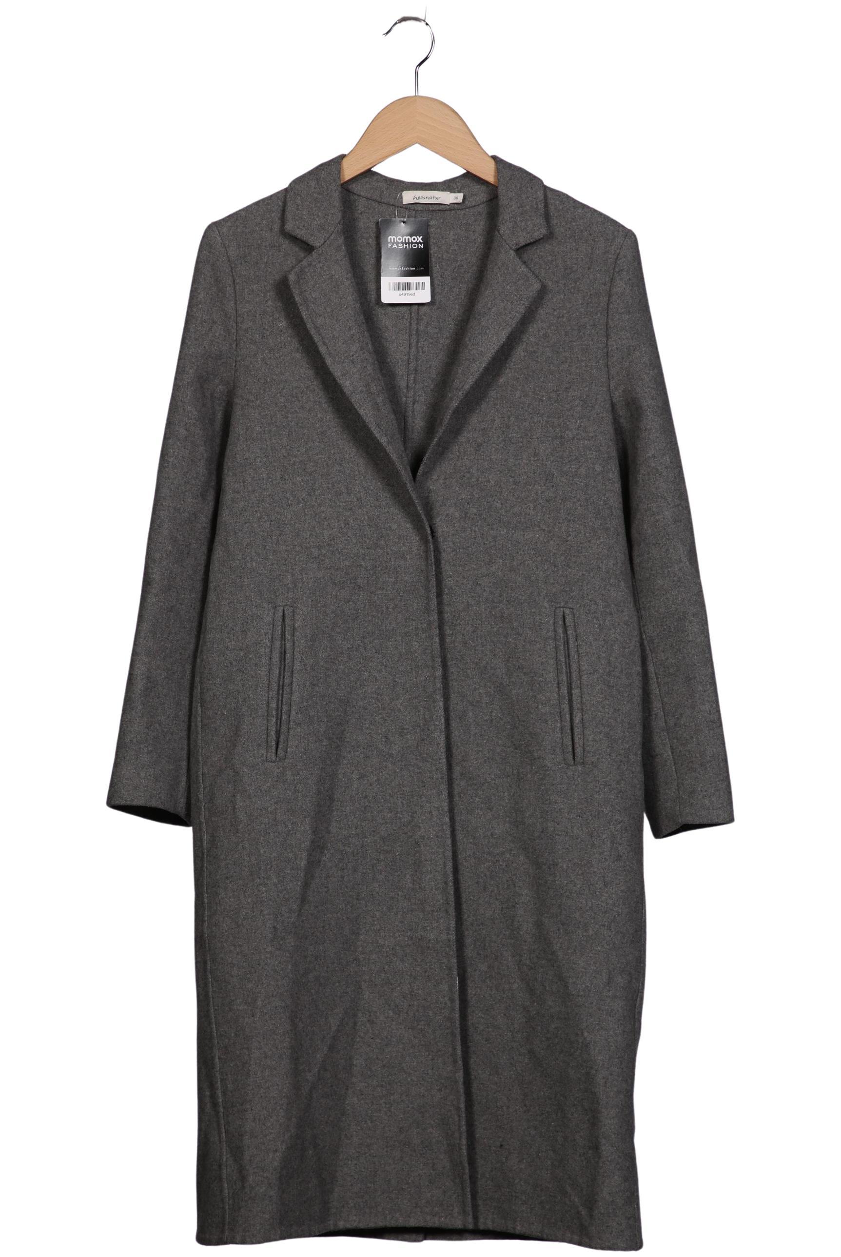 

hessnatur Damen Mantel, grau, Gr. 38