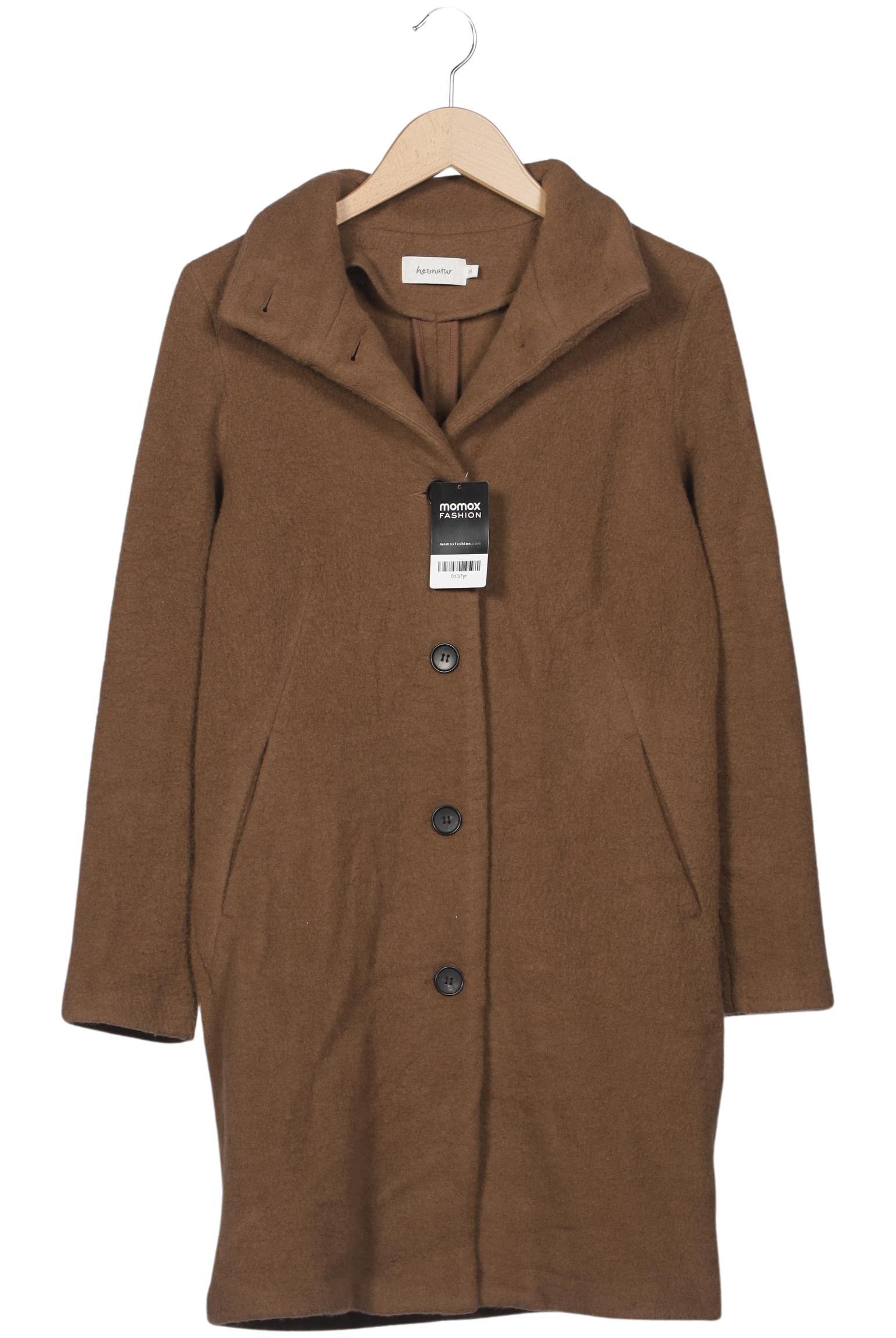 

hessnatur Damen Mantel, braun, Gr. 34