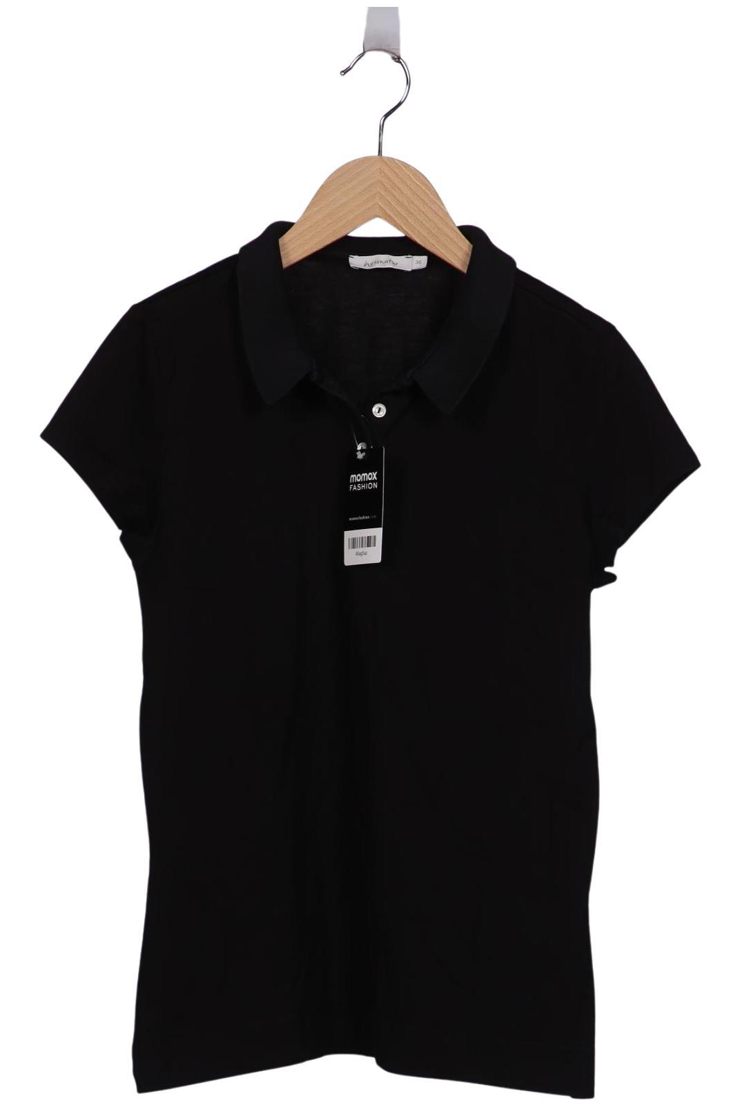 

hessnatur Damen Poloshirt, schwarz, Gr. 36