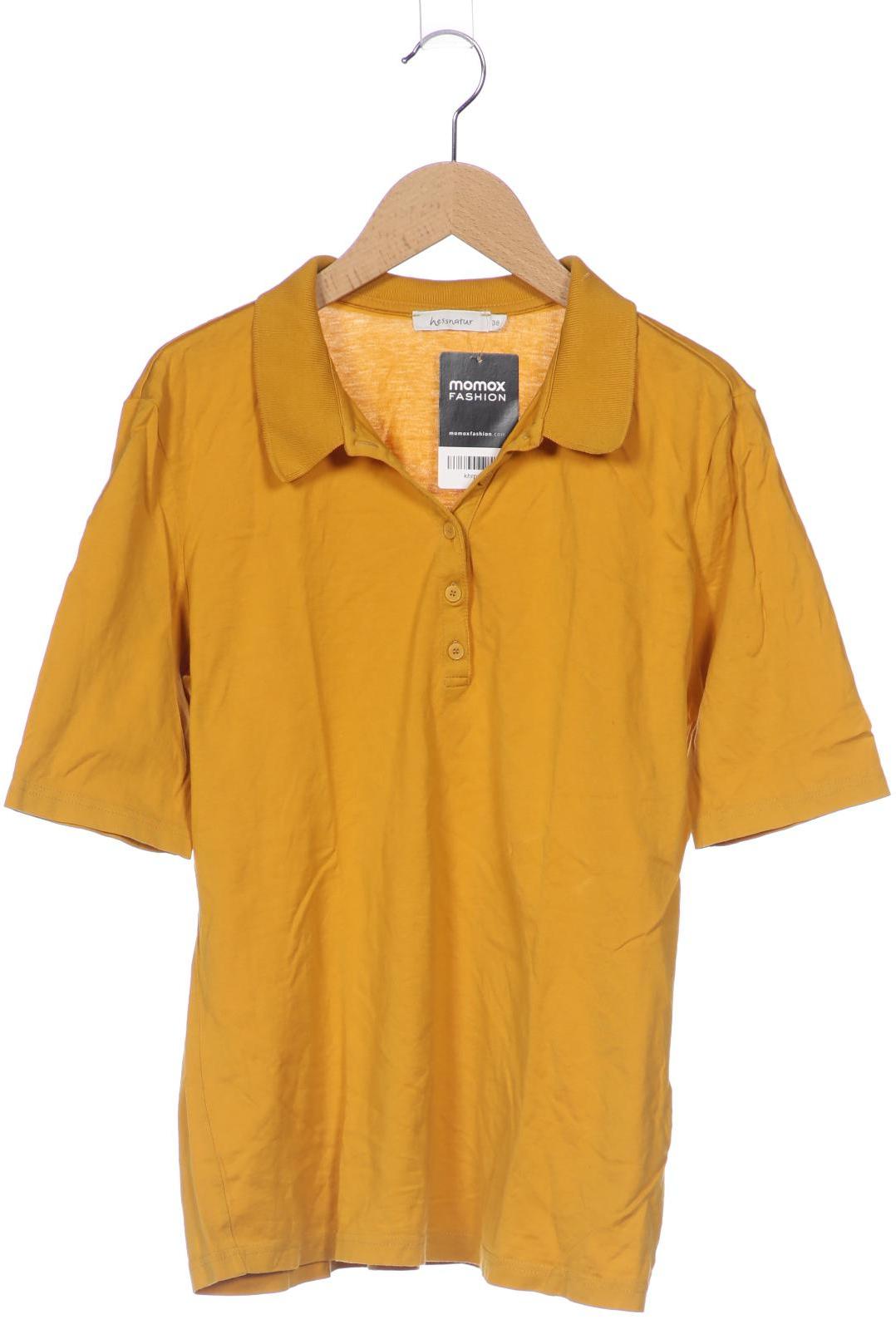 

hessnatur Damen Poloshirt, gelb, Gr. 38