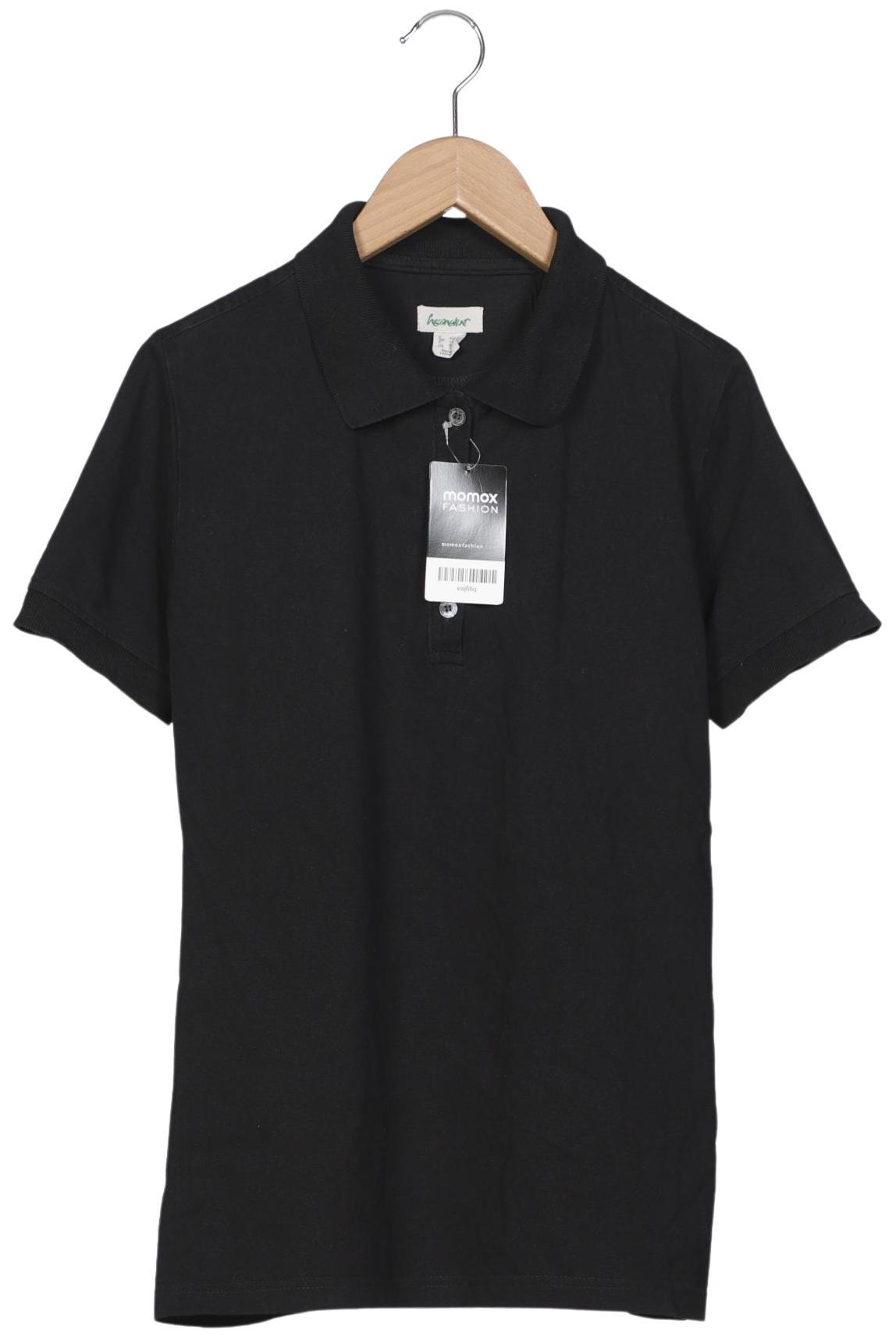 

hessnatur Damen Poloshirt, schwarz, Gr. 40