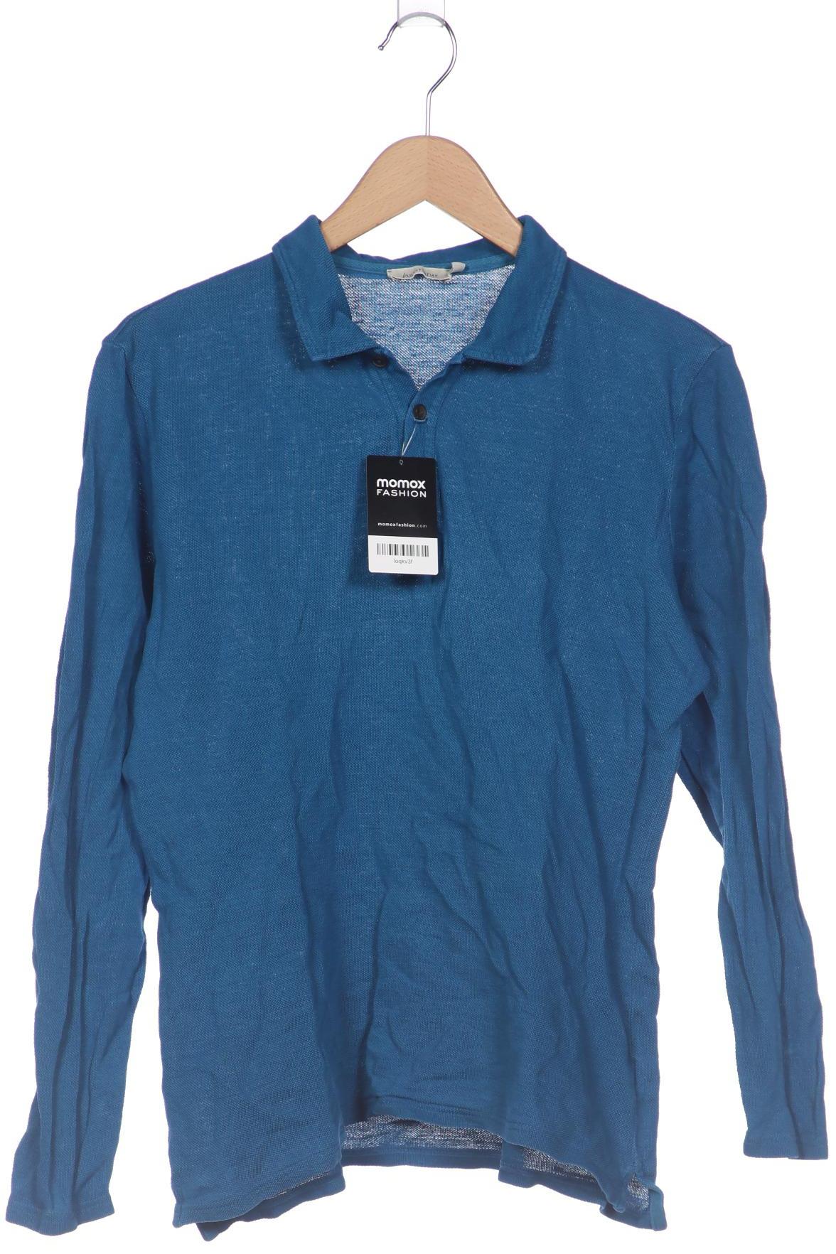 

hessnatur Damen Poloshirt, blau, Gr. 50