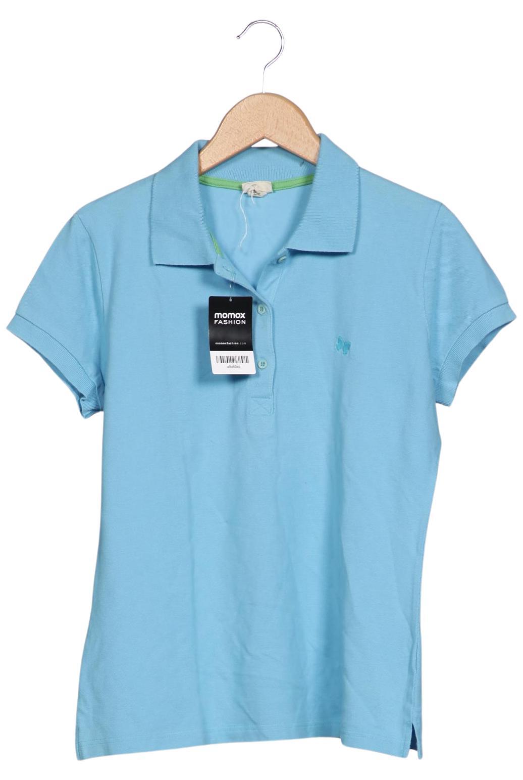

hessnatur Damen Poloshirt, hellblau, Gr. 40