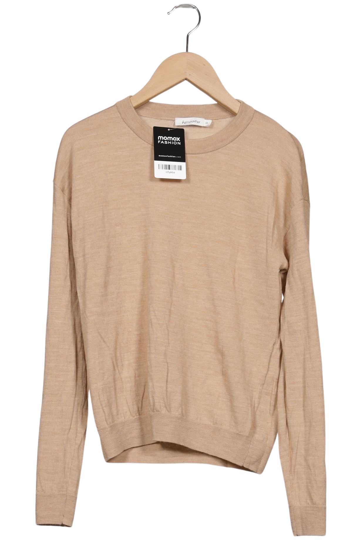 

hessnatur Damen Pullover, beige, Gr. 36