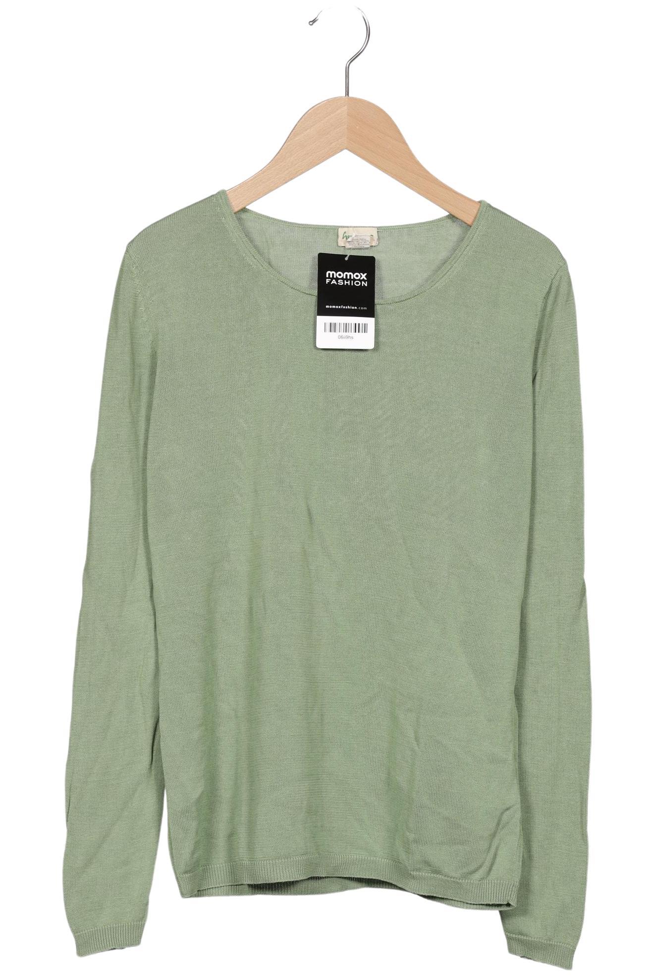 

hessnatur Damen Pullover, grün, Gr. 36